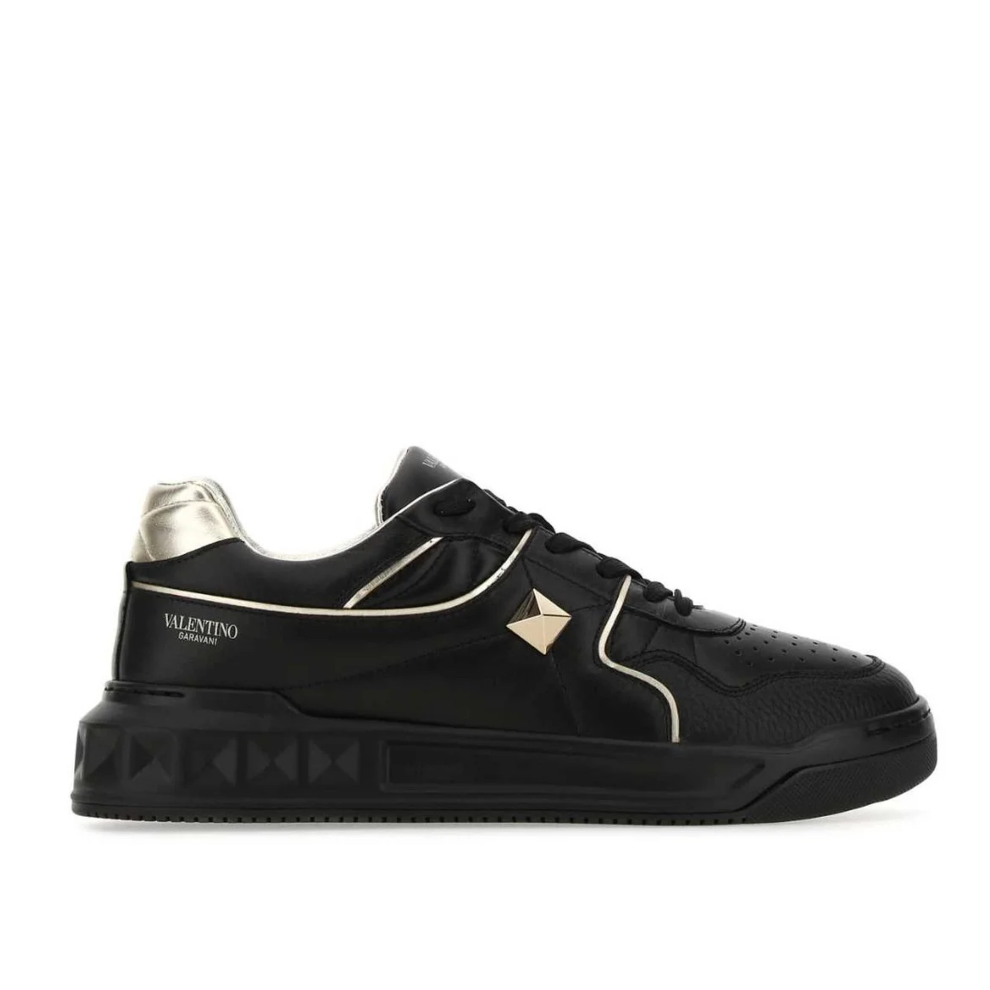 One Stud Leather Sneakers