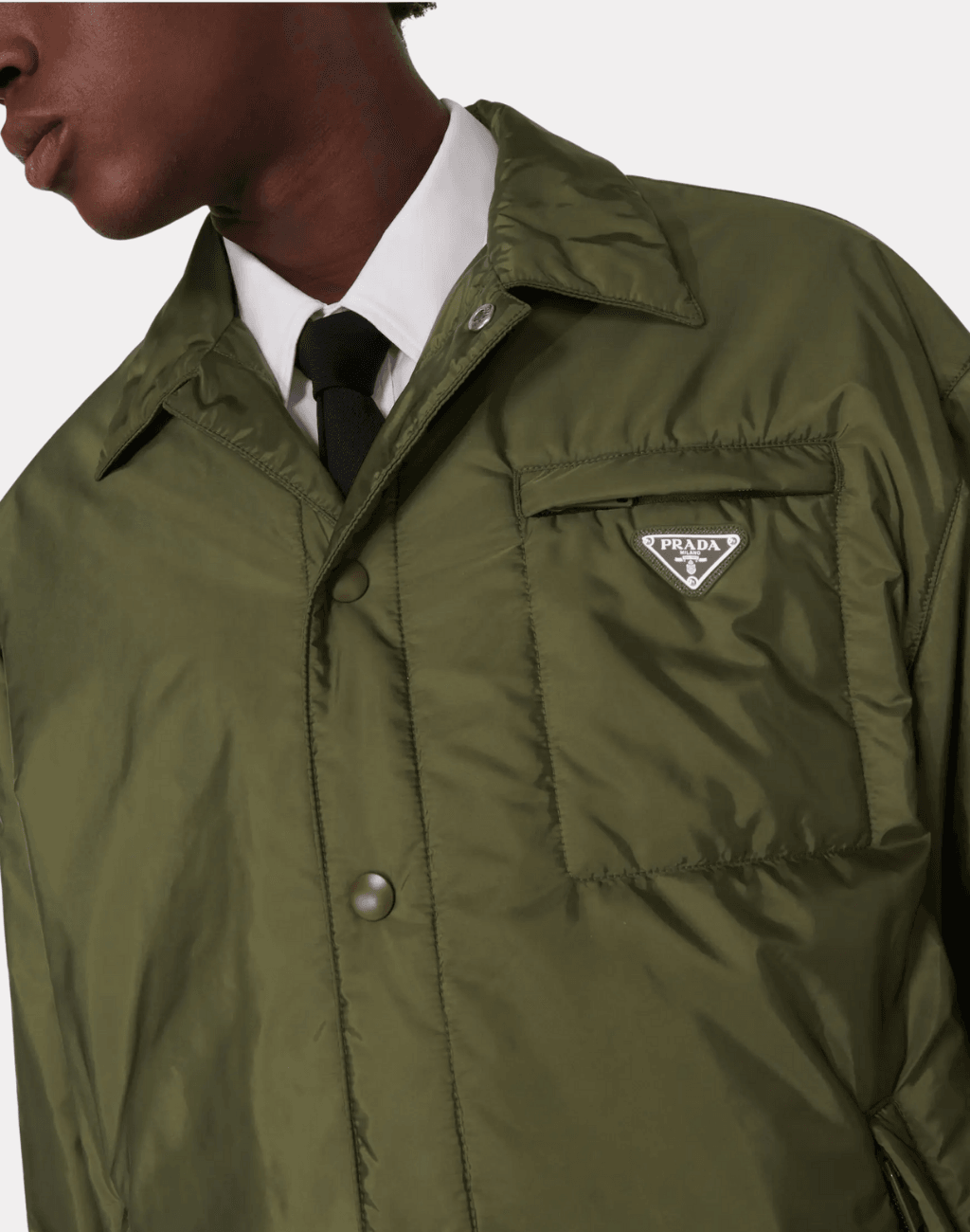 Re-Nylon Oversize Erkek Ceket