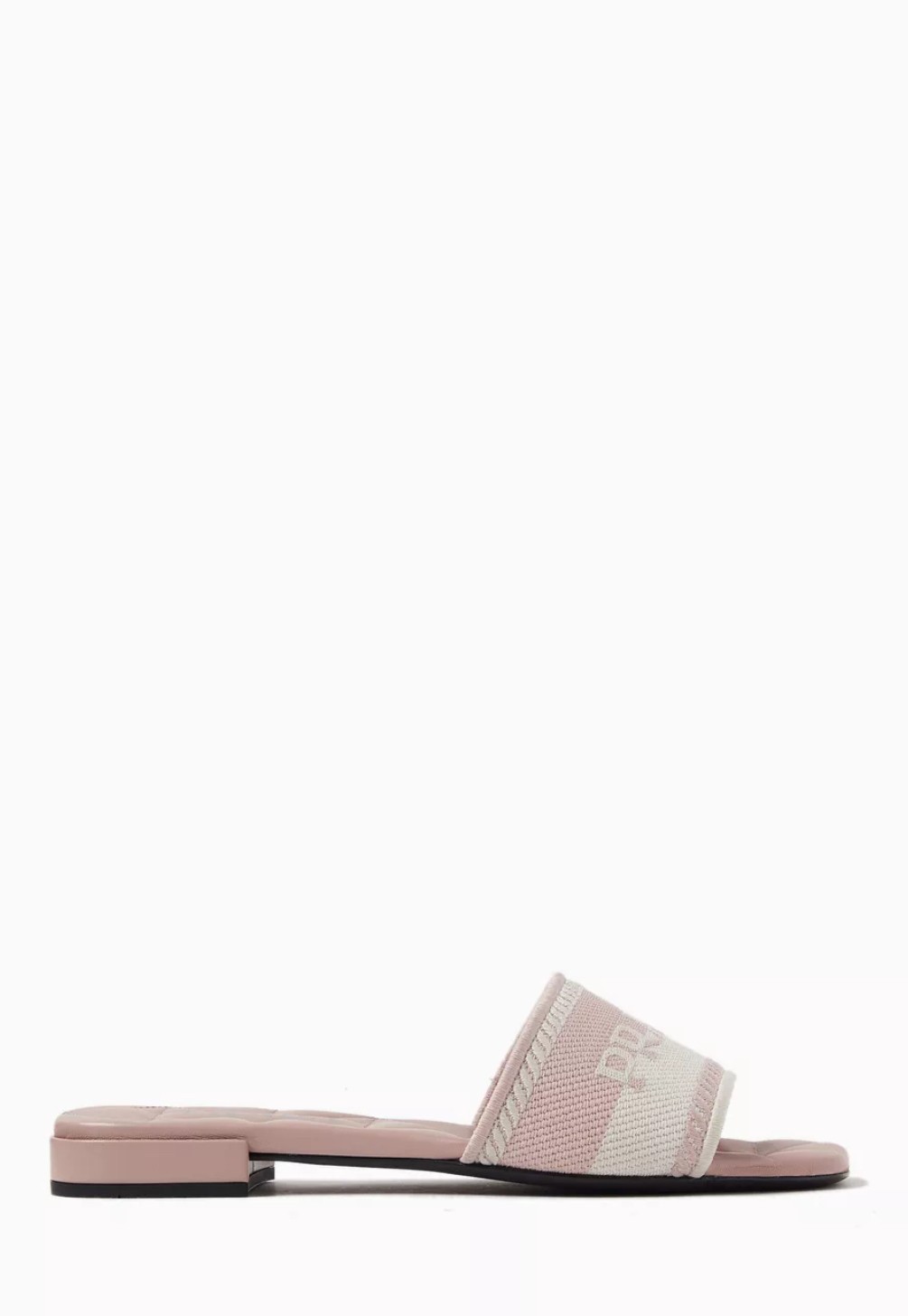 Logo Flat Slide Sandals