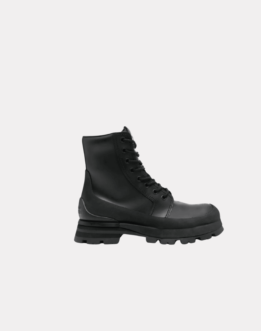 Komple Deri Bağcıklı  High sneakers