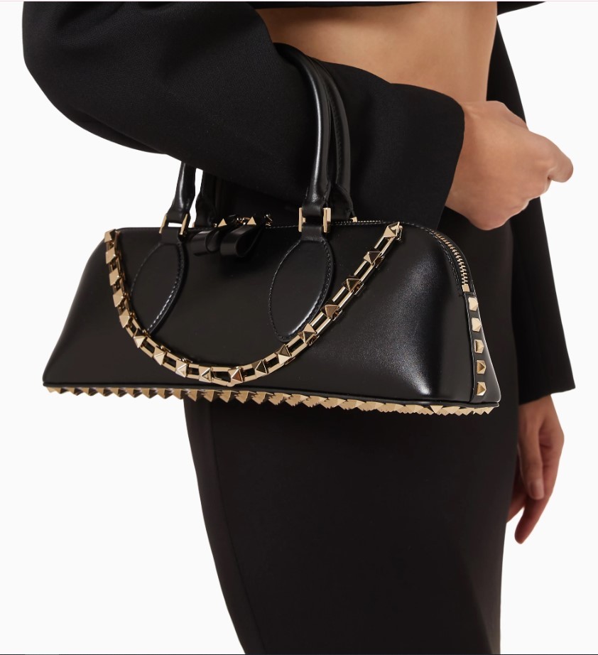 Rockstud Small Deri El ve Postacı Çantası