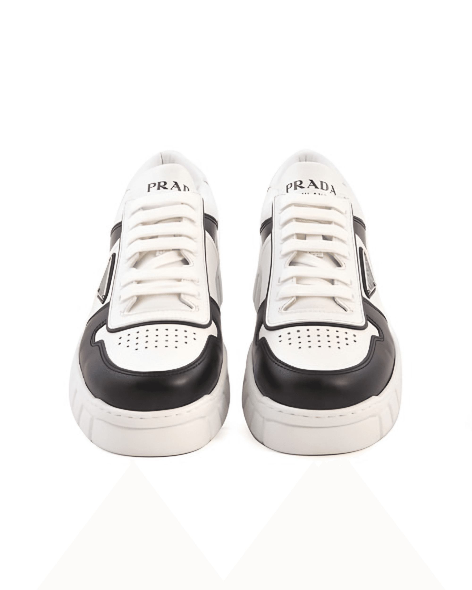 Leather Triangle Logo Sneaker
