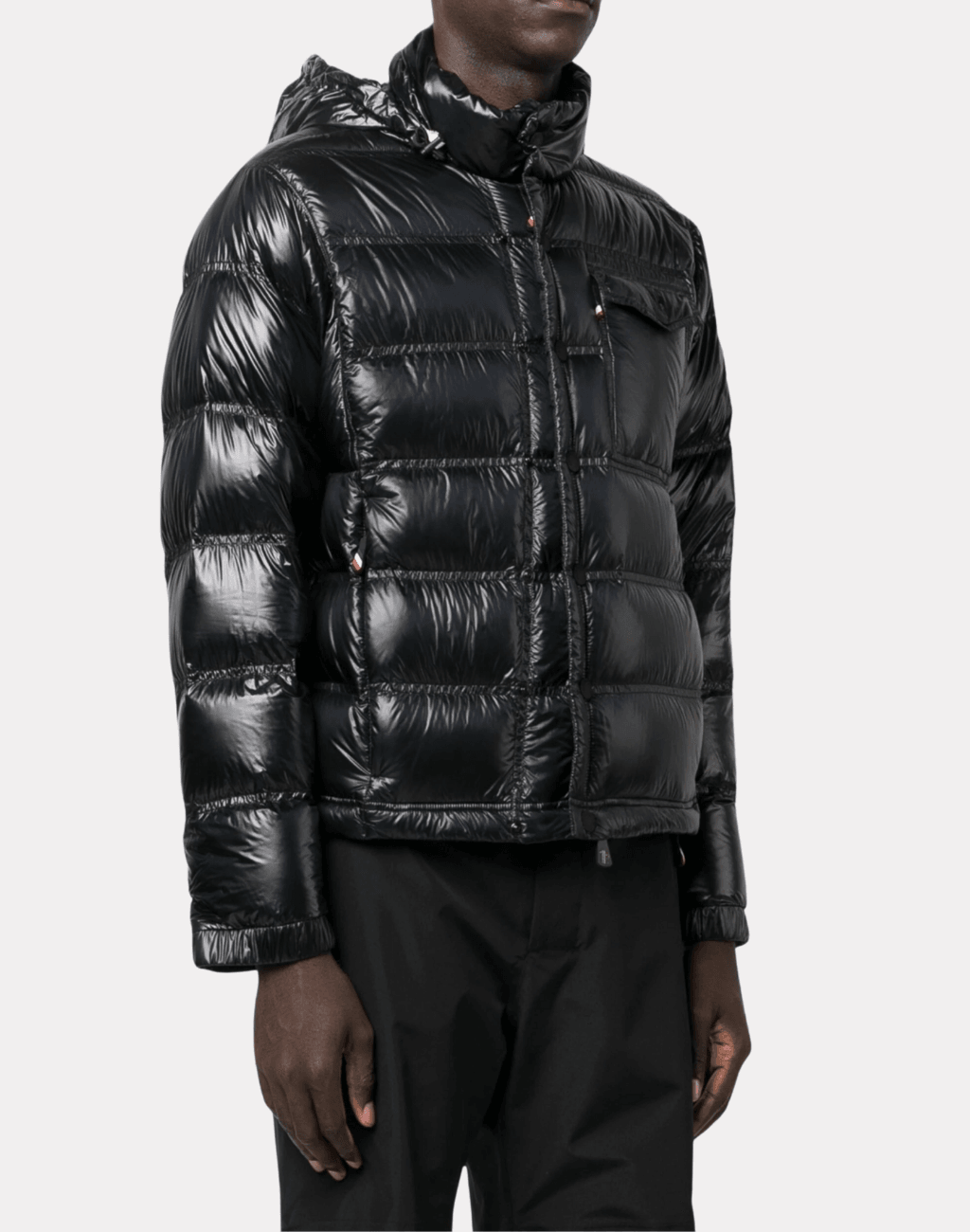 Black Raffort Kaztüyü Erkek Mont