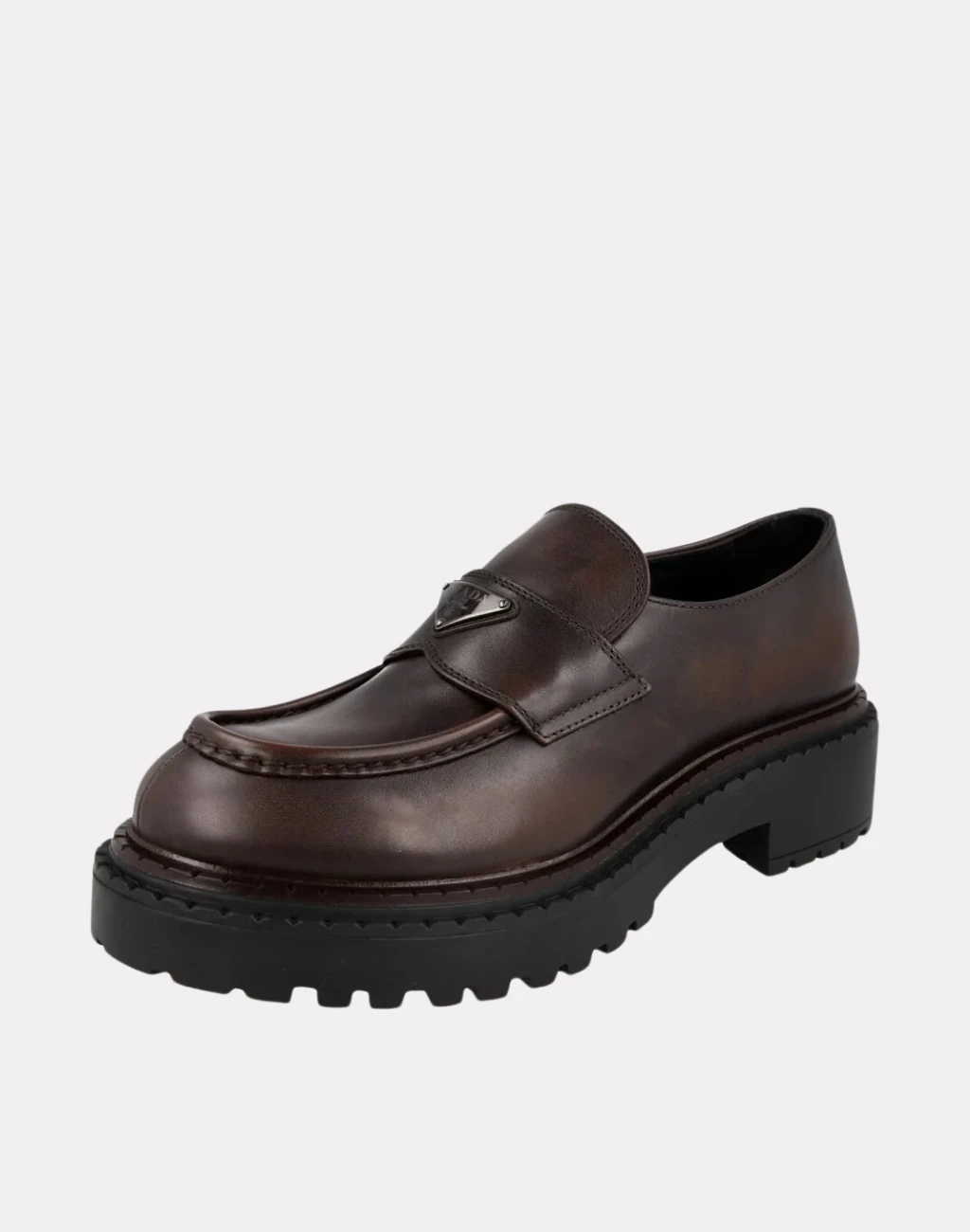 Çift Çikolata Deri Erkek Loafer