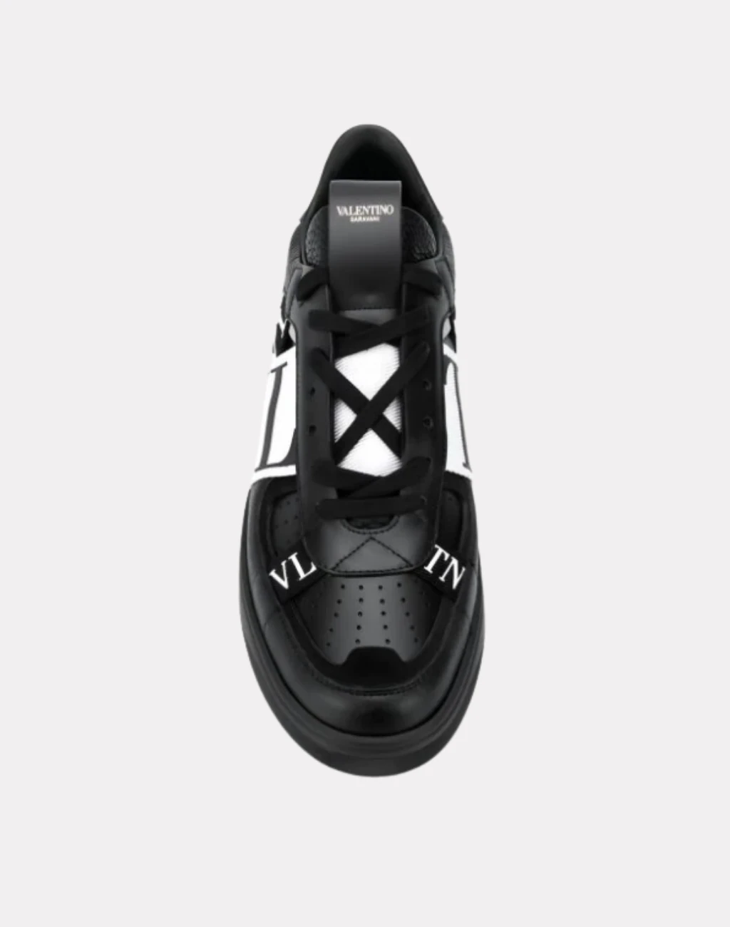 VL7N Siyah Erkek Deri Sneaker