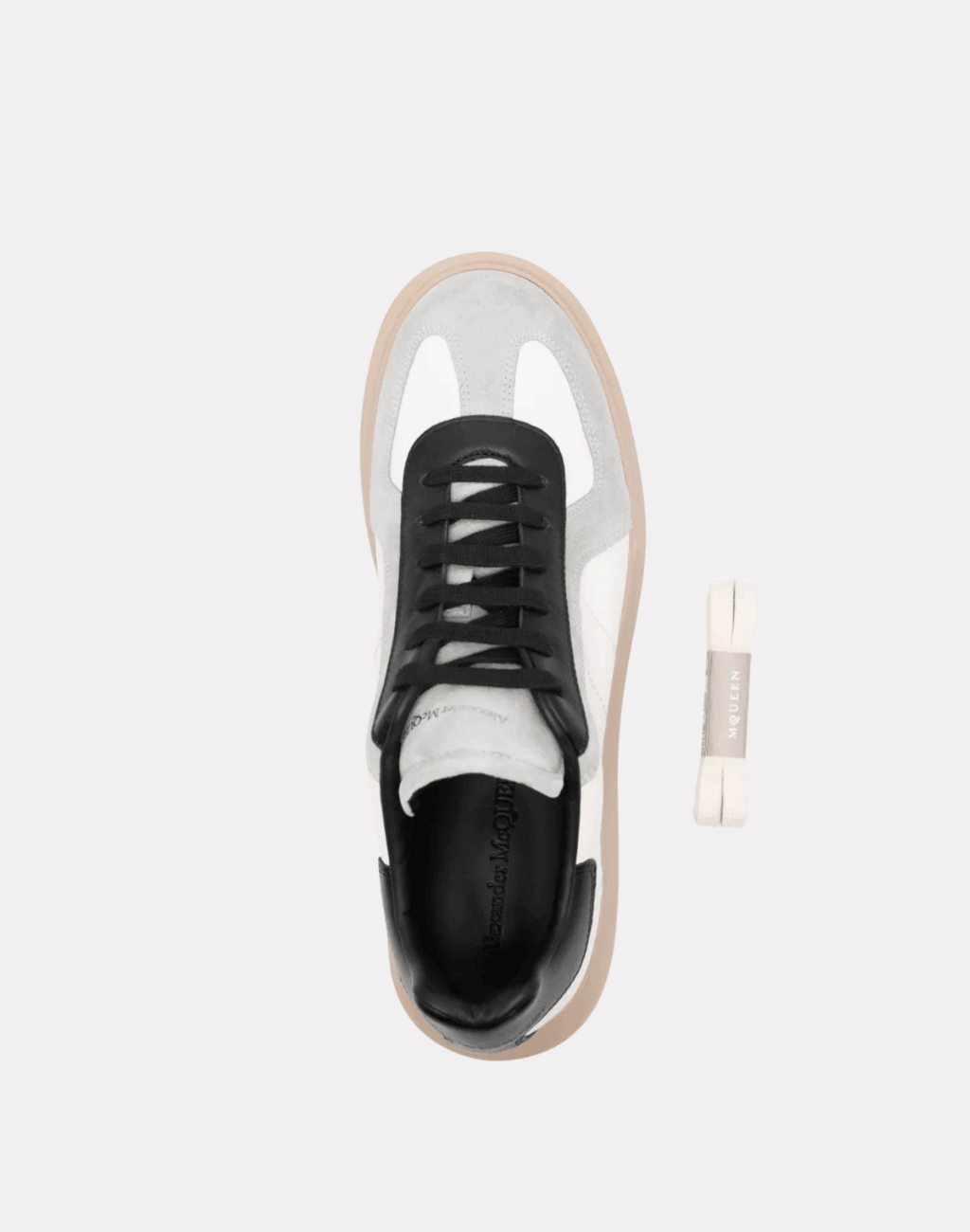 Oversized Retro Beyaz Siyah Erkek Sneakers