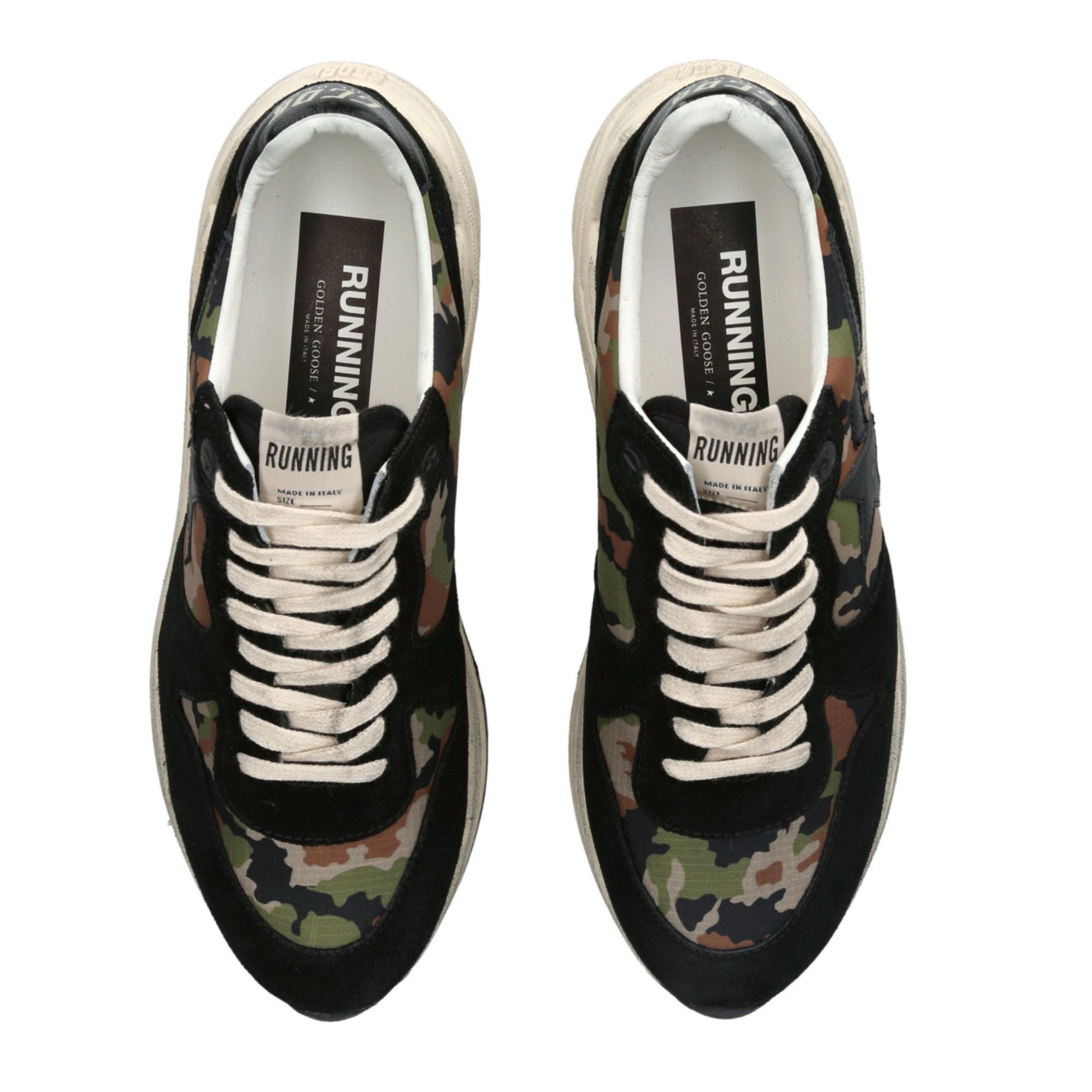 Camouflage Running Sole Sneakers