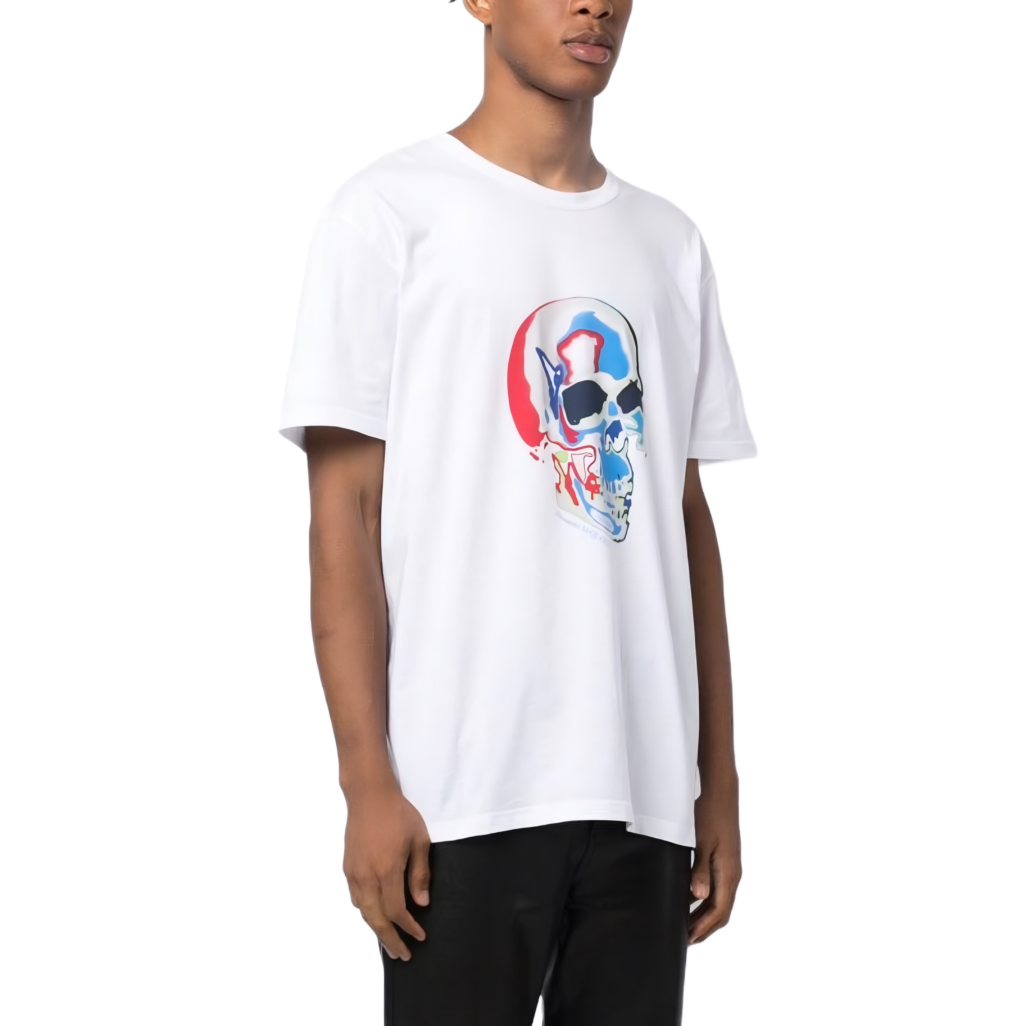  Skull-graphic Cotton T-shirt