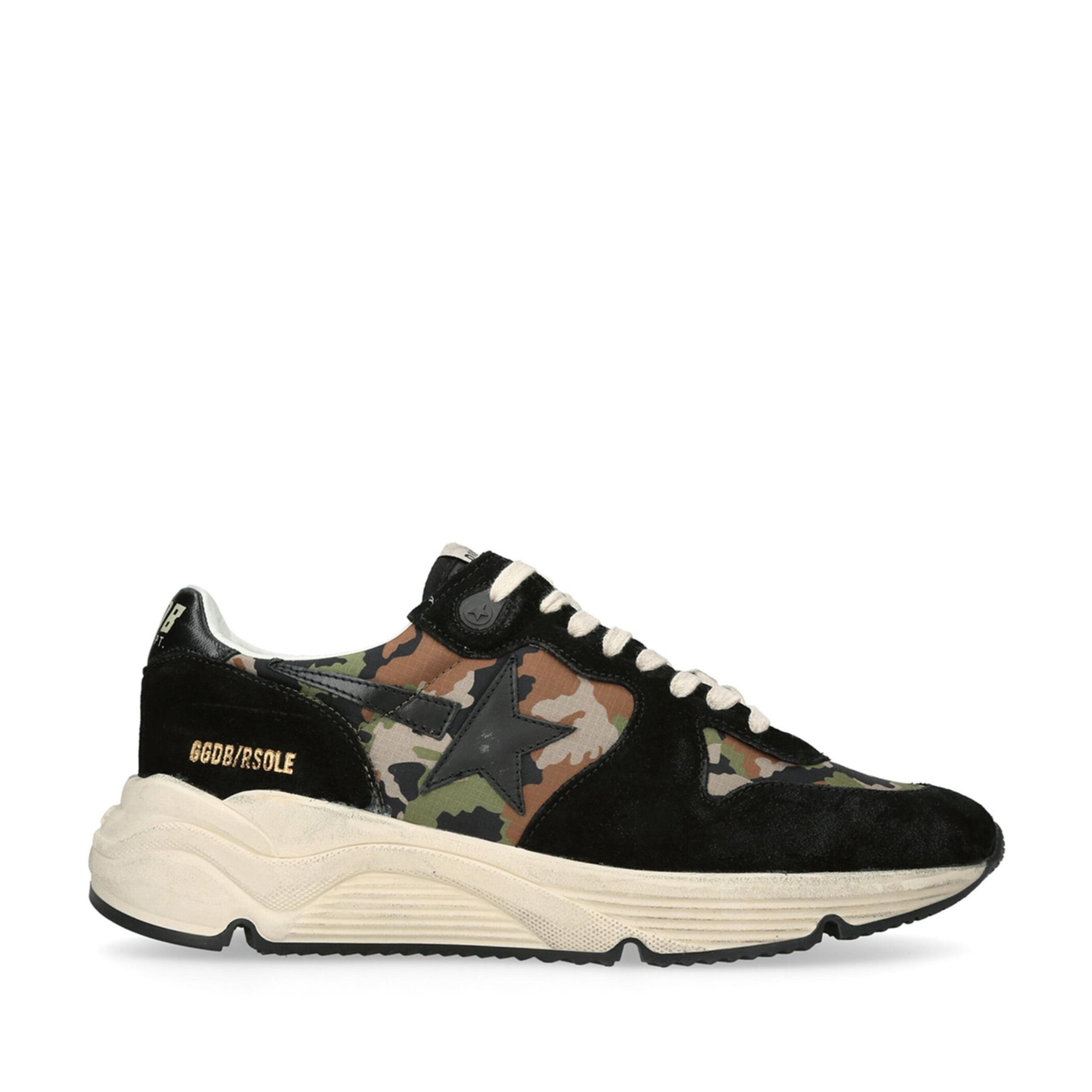 Camouflage Running Sole Sneakers