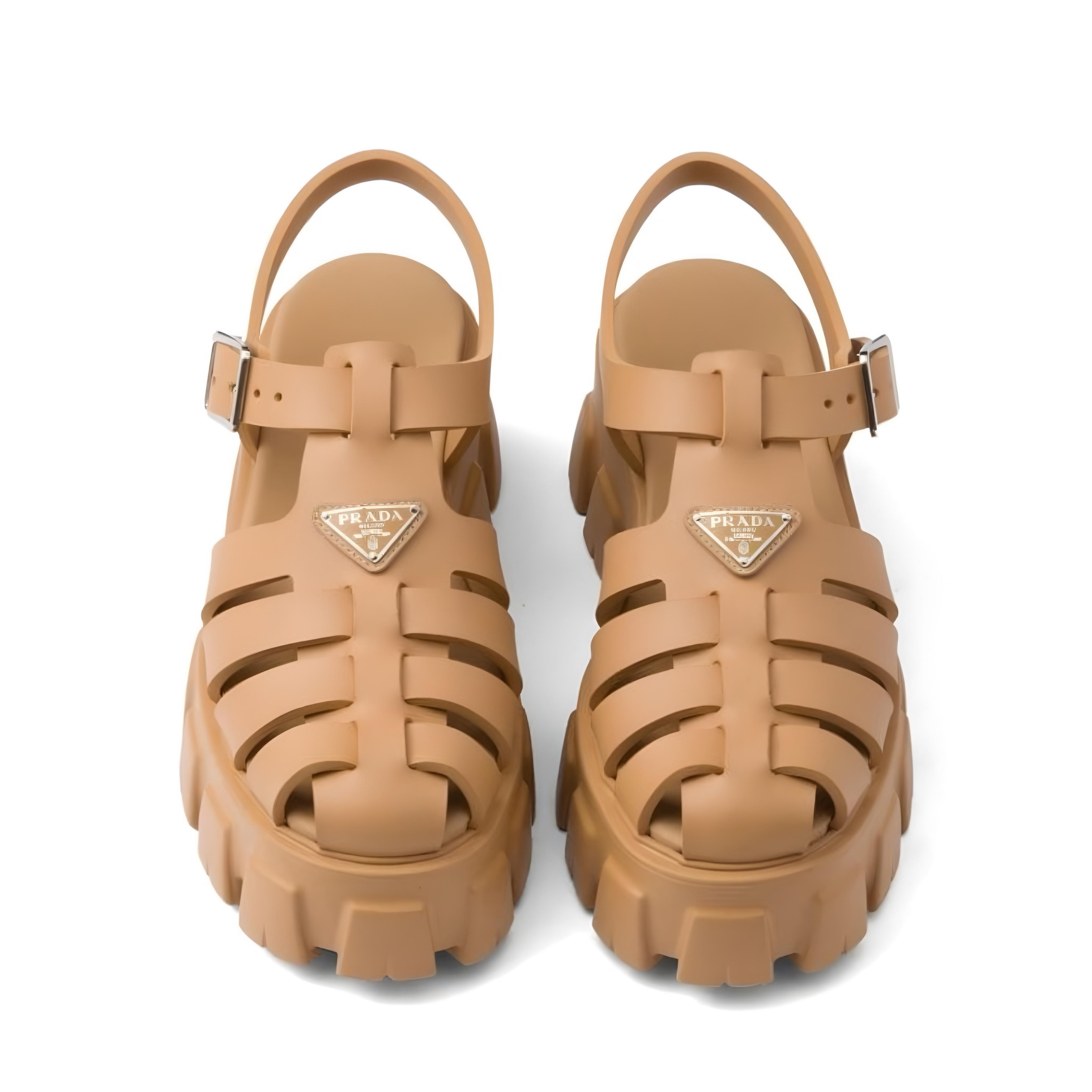 55mm Caged Platform Sandals