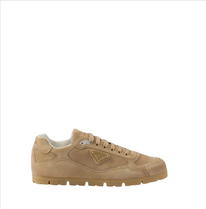 Metal Logolu  Süet Erkek Sneaker