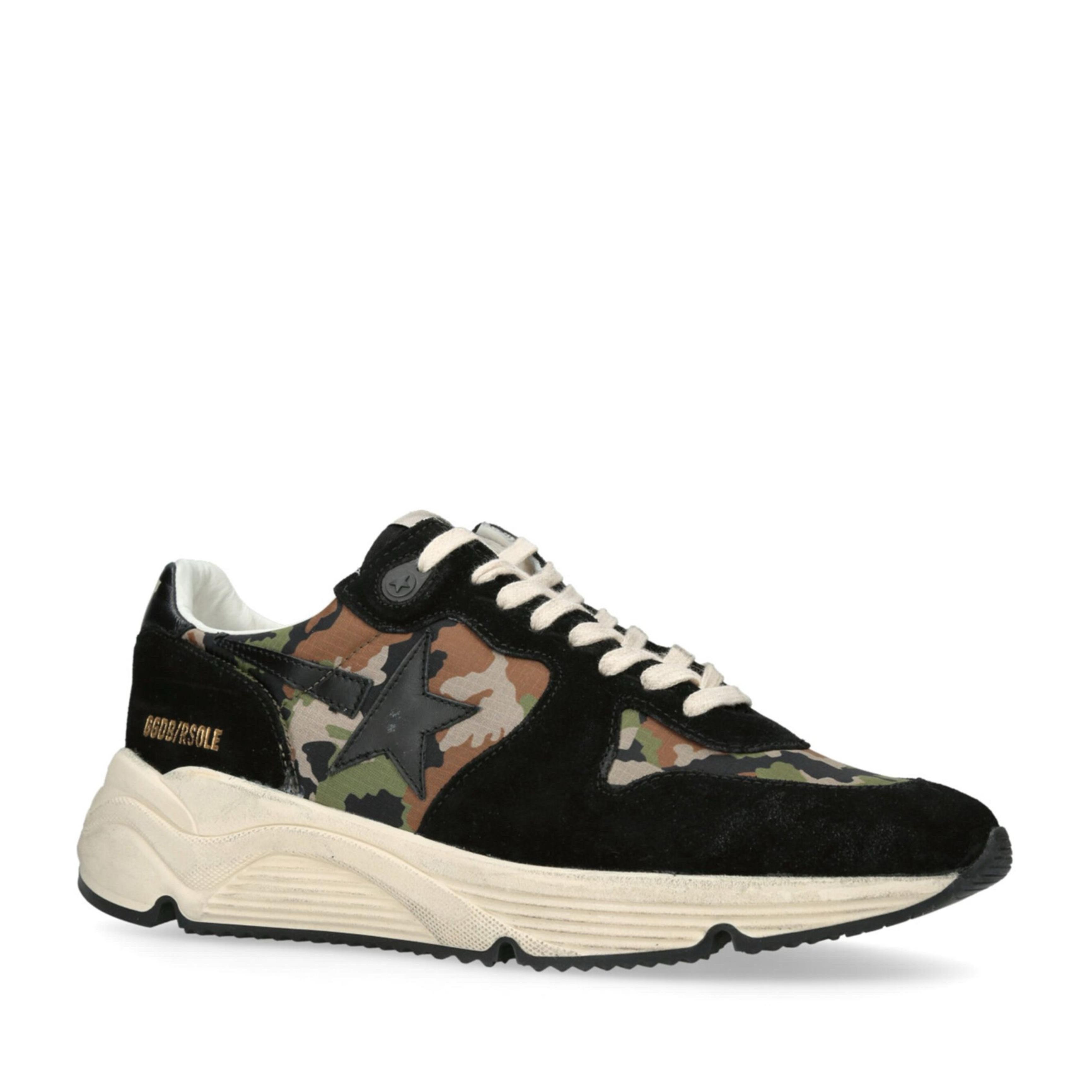 Camouflage Running Sole Sneakers