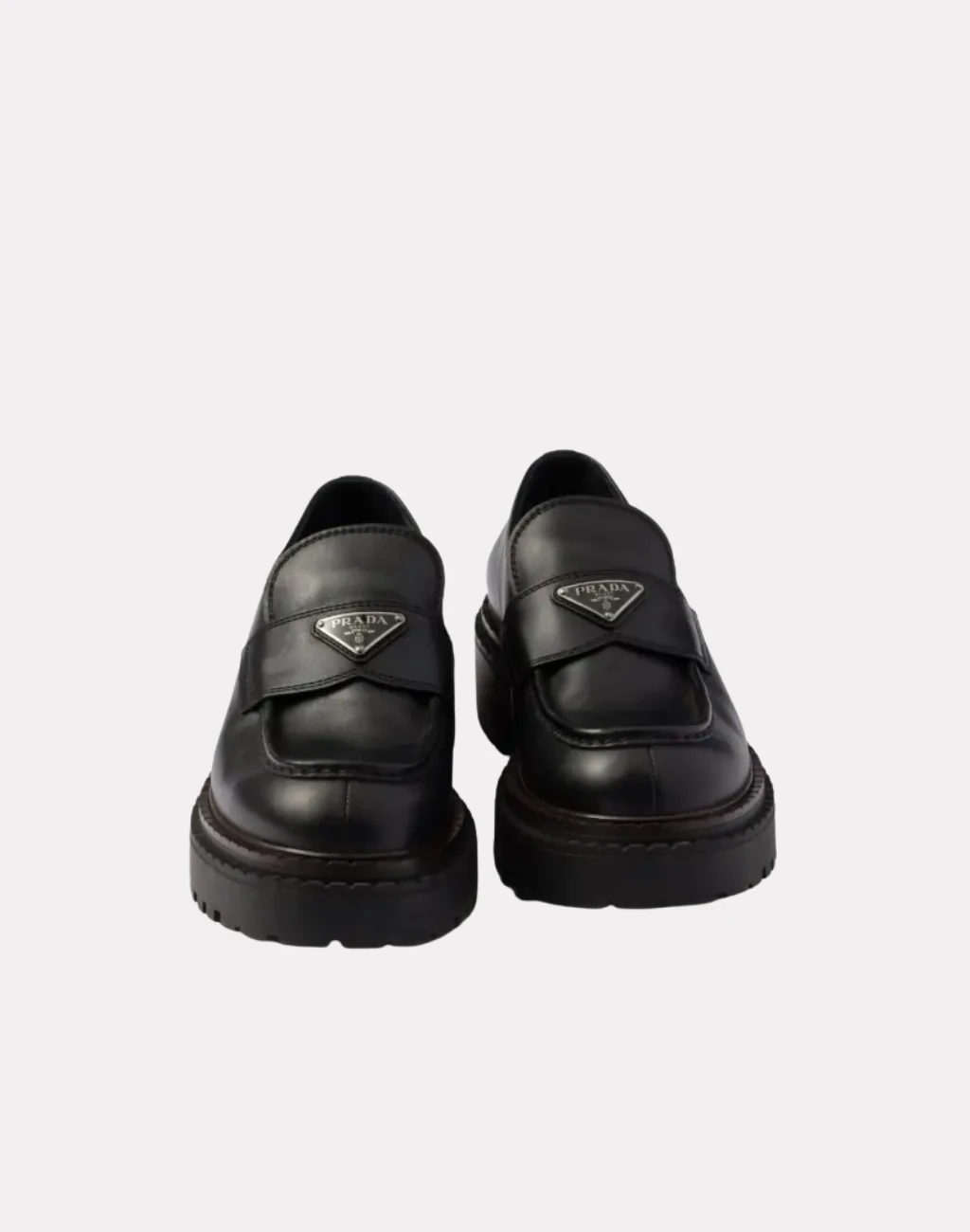 Komple Deri Metal Logolu Erkek Loafers