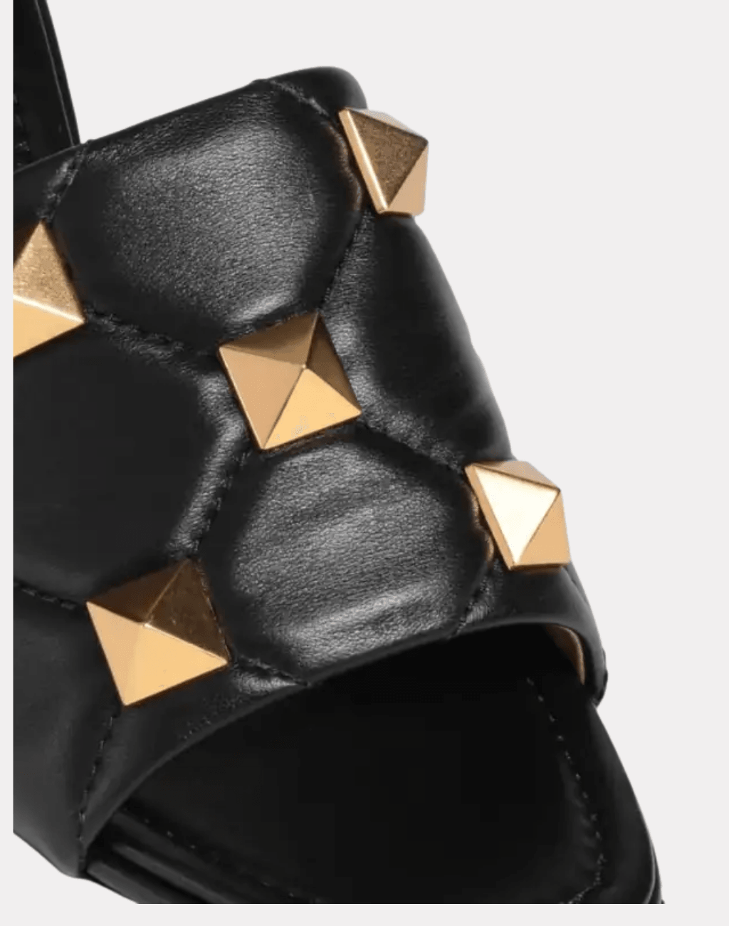 Roman Stud Heeled Mules