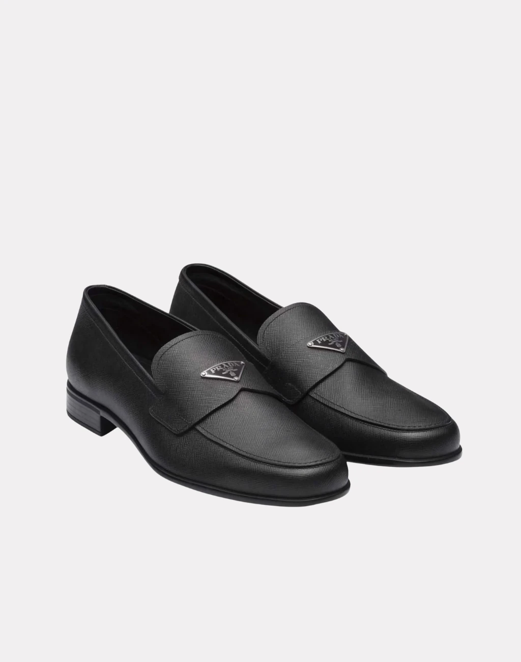 Saffiano Deri Metal Logolu Erkek Ayakkabı