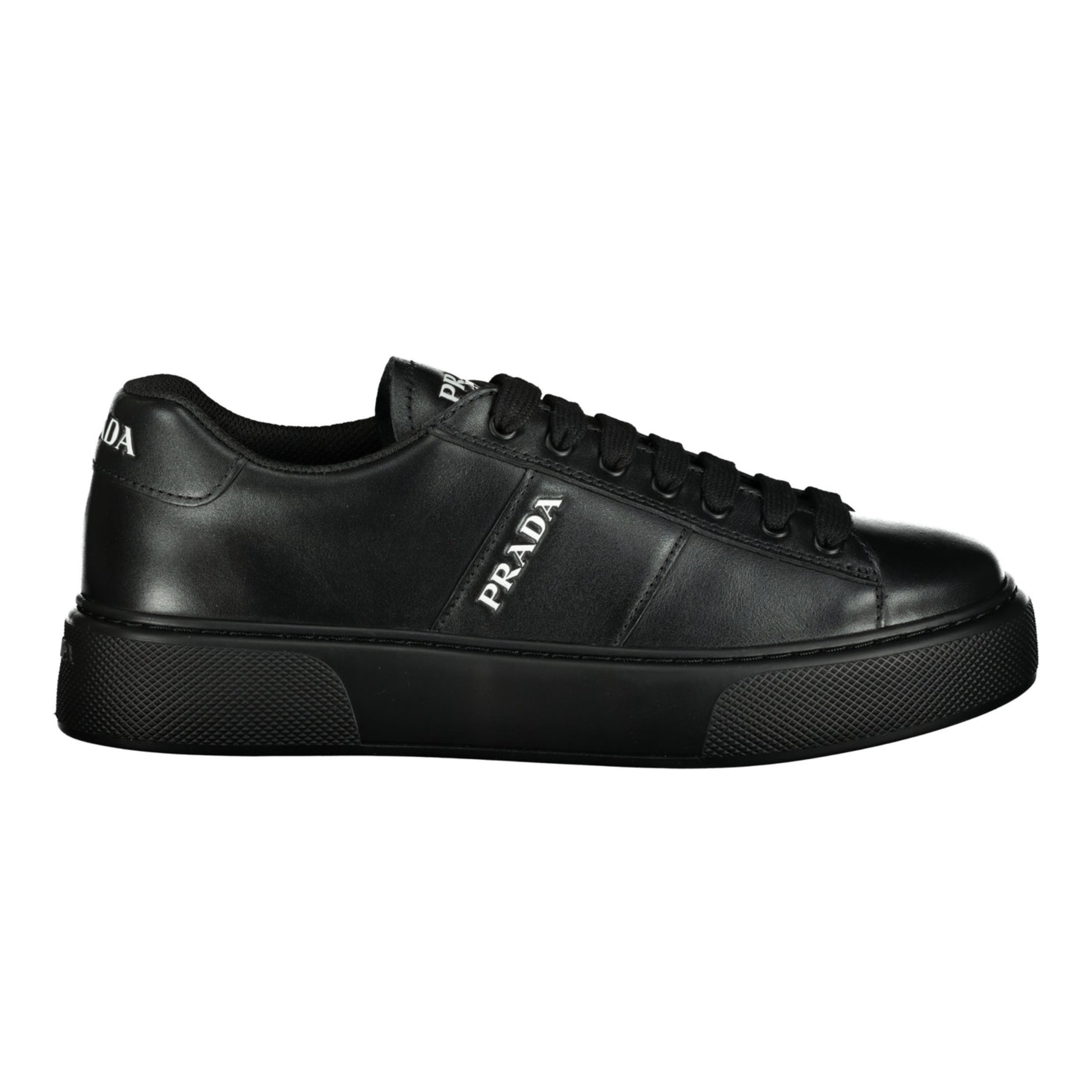 Prada Thick Sole Black Sneakers