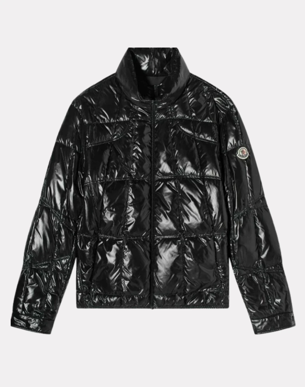 Tevel Parlak Kumaş Kaztüyü Erkek Mont