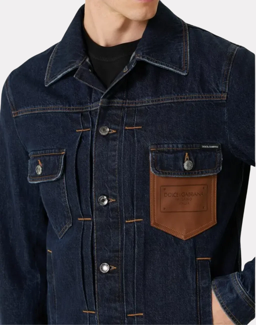 Lacivert Denim Erkek Ceket