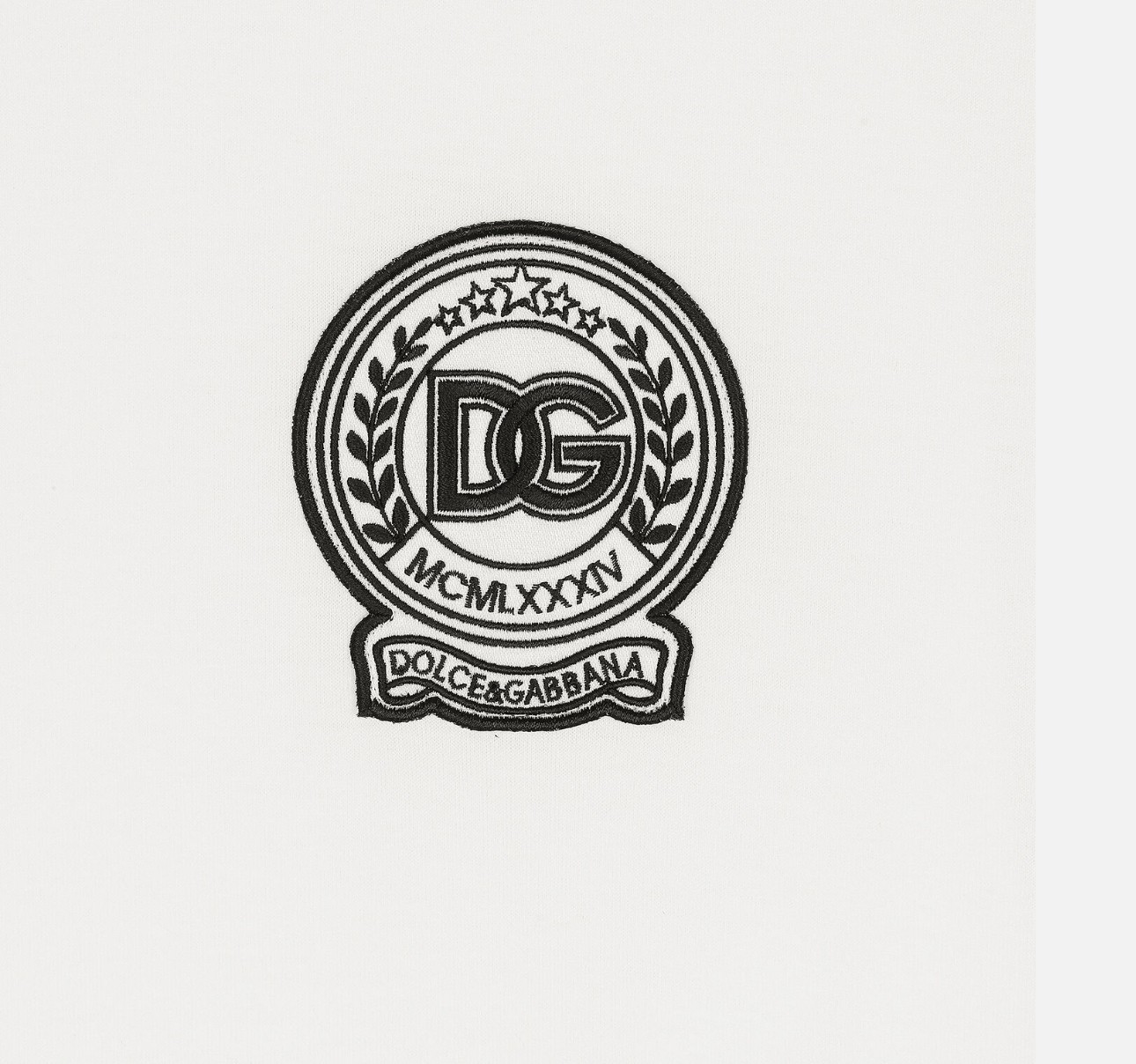 Beyaz Kabartma Logo Detaylı T-shirt