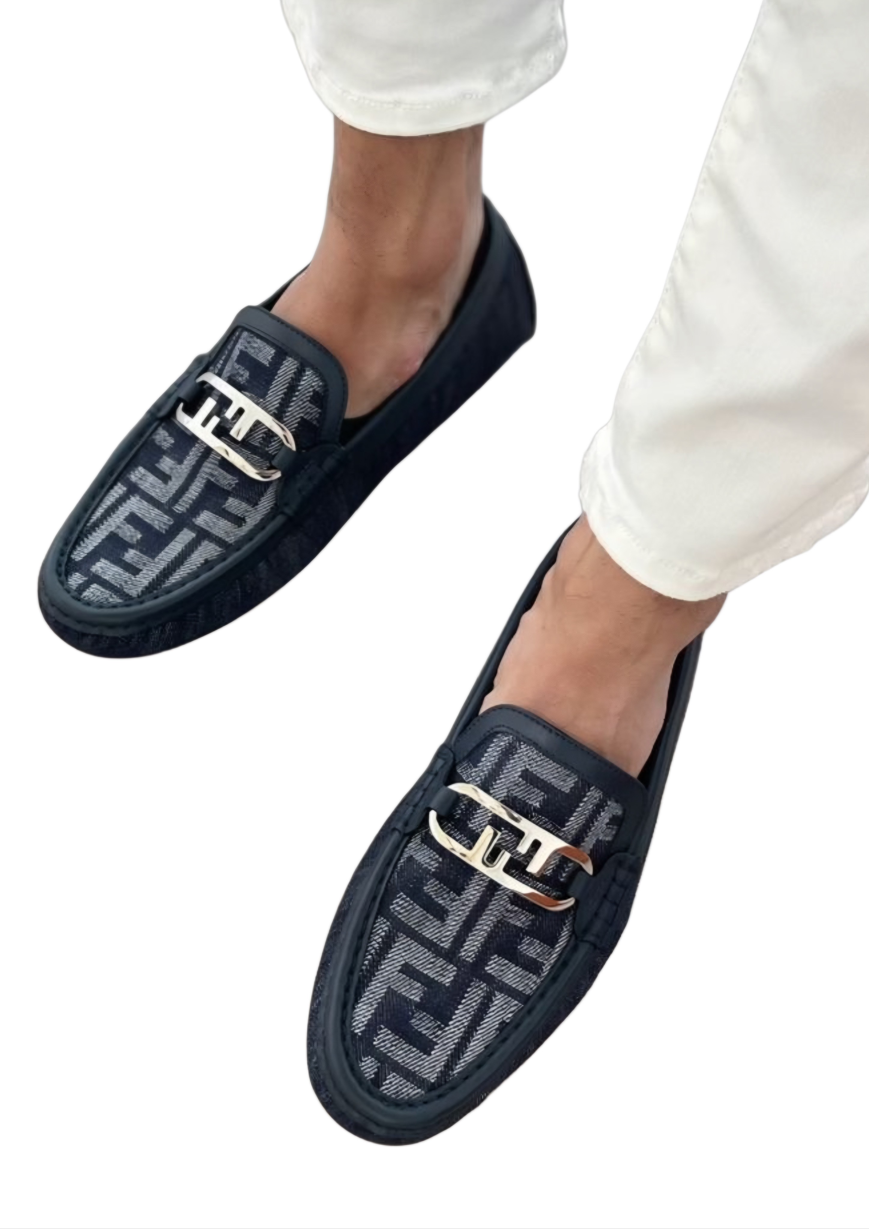 Fendi O'clock Driving Loafers