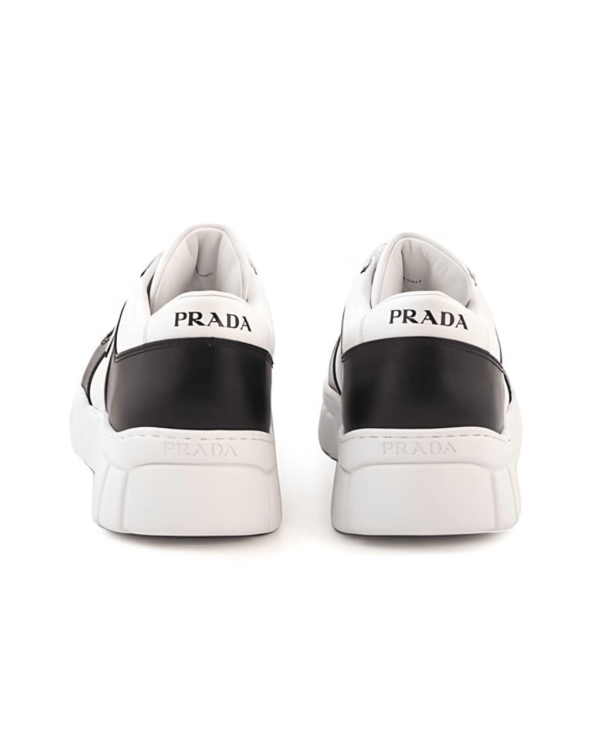 Leather Triangle Logo Sneaker