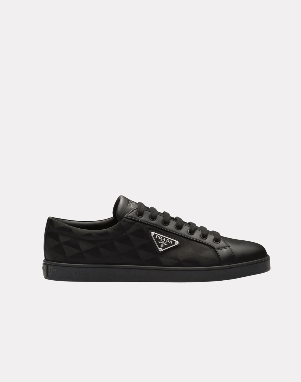 Deri ve Desenli Erkek Sneaker