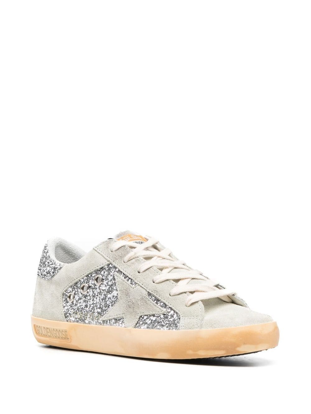 Super-Star Glitter Detail Sneakers