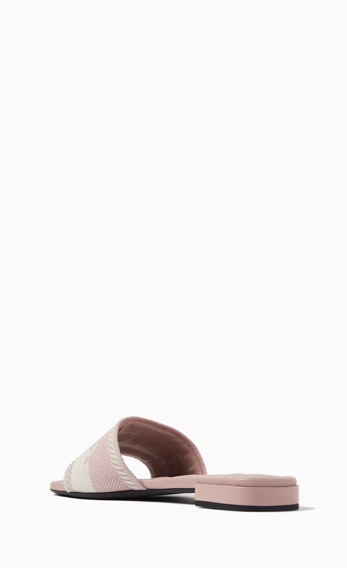 Logo Flat Slide Sandals