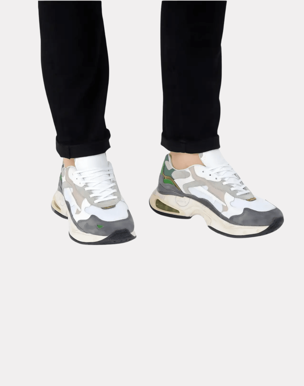 Sharky Air Çok Renkli Kalın Taban Erkek Sneaker