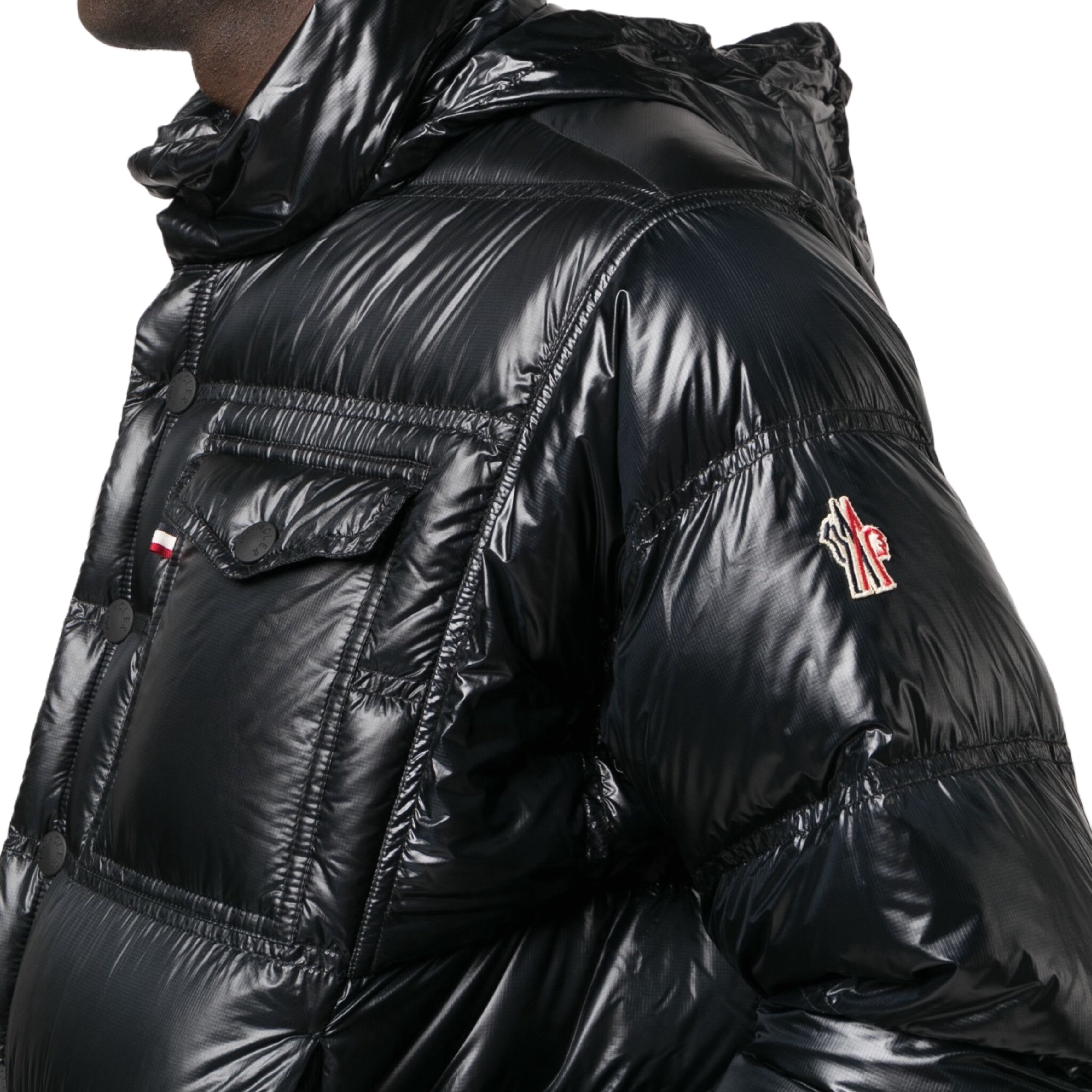 Black Raffort Padded Down Jacket