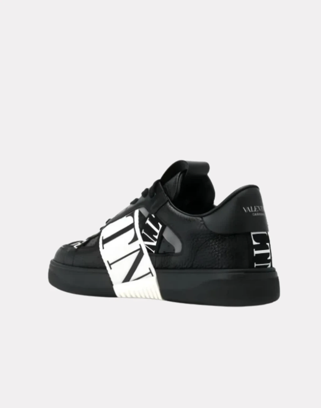 VL7N Siyah Erkek Deri Sneaker