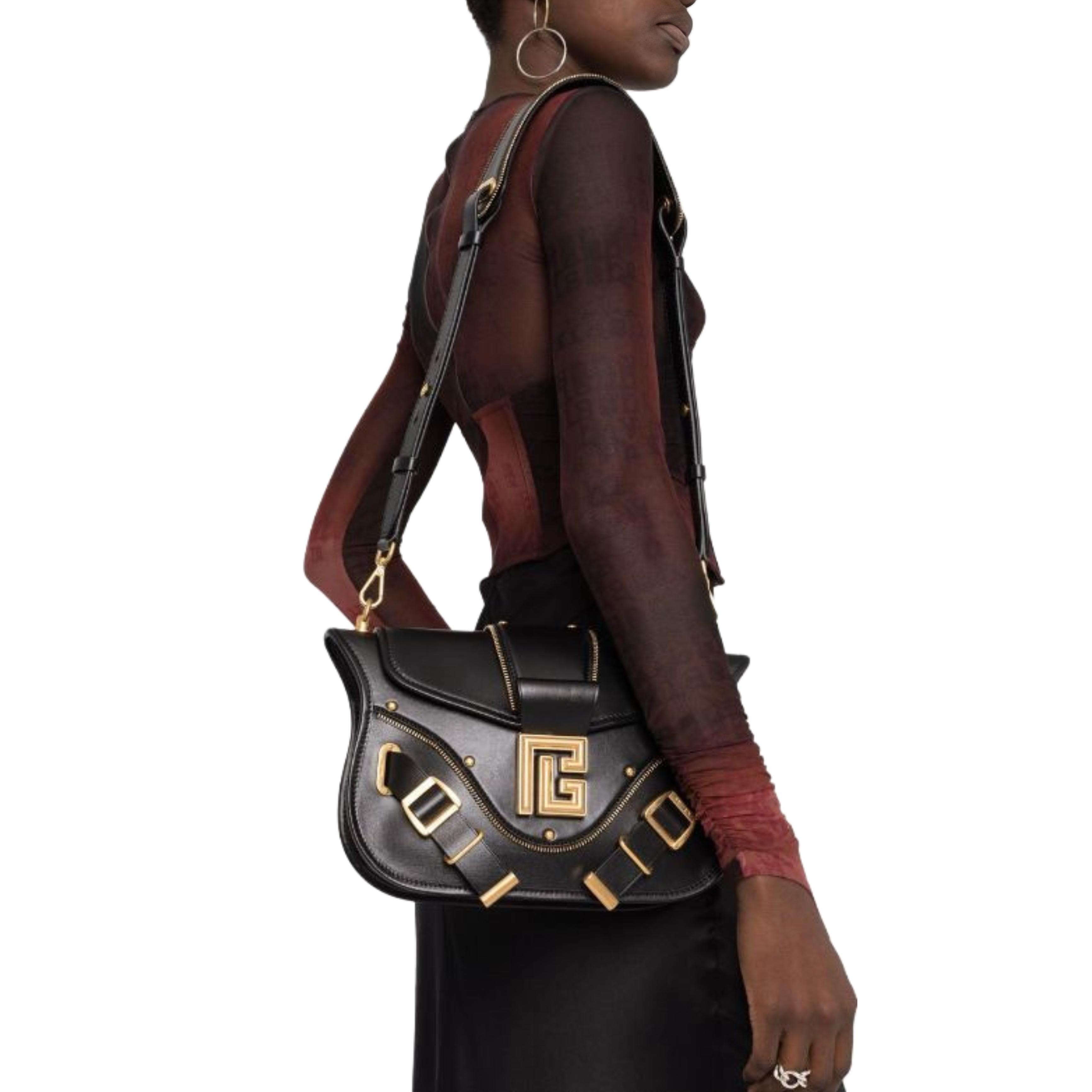 Blaze Box Leather Shoulder Bag