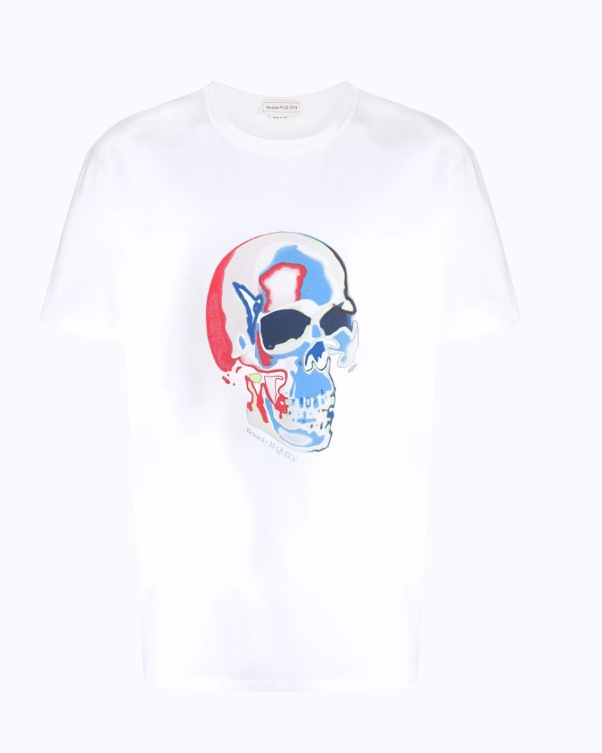  Skull-graphic Cotton Erkek T-shirt