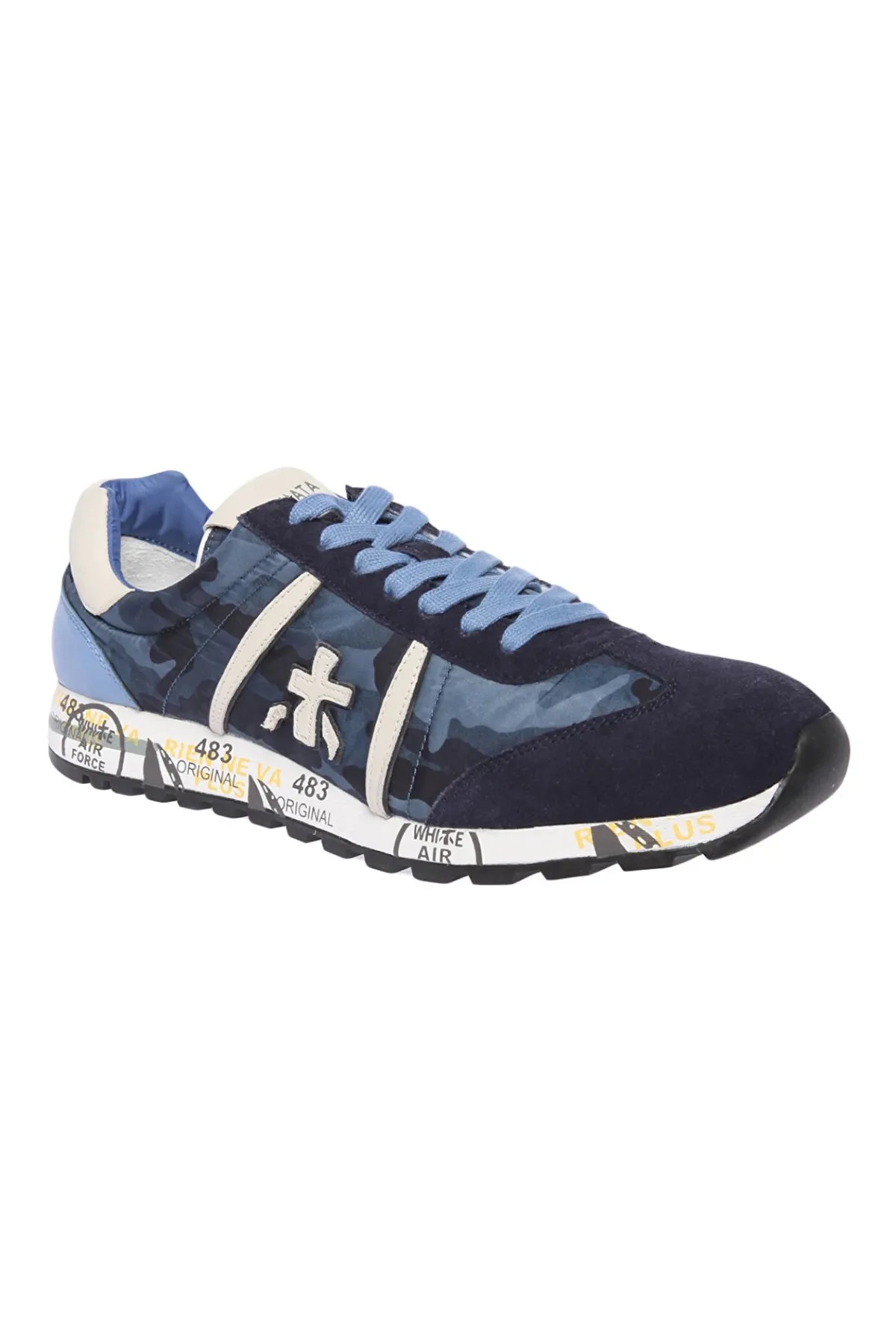 Logolu Erkek Deri Sneaker