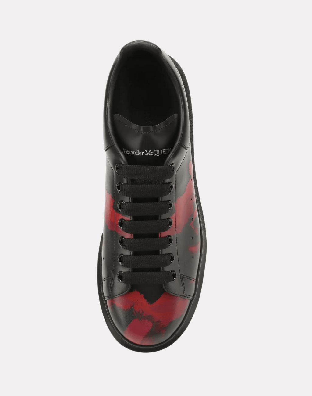 Desen detaylı Erkek deri sneakers