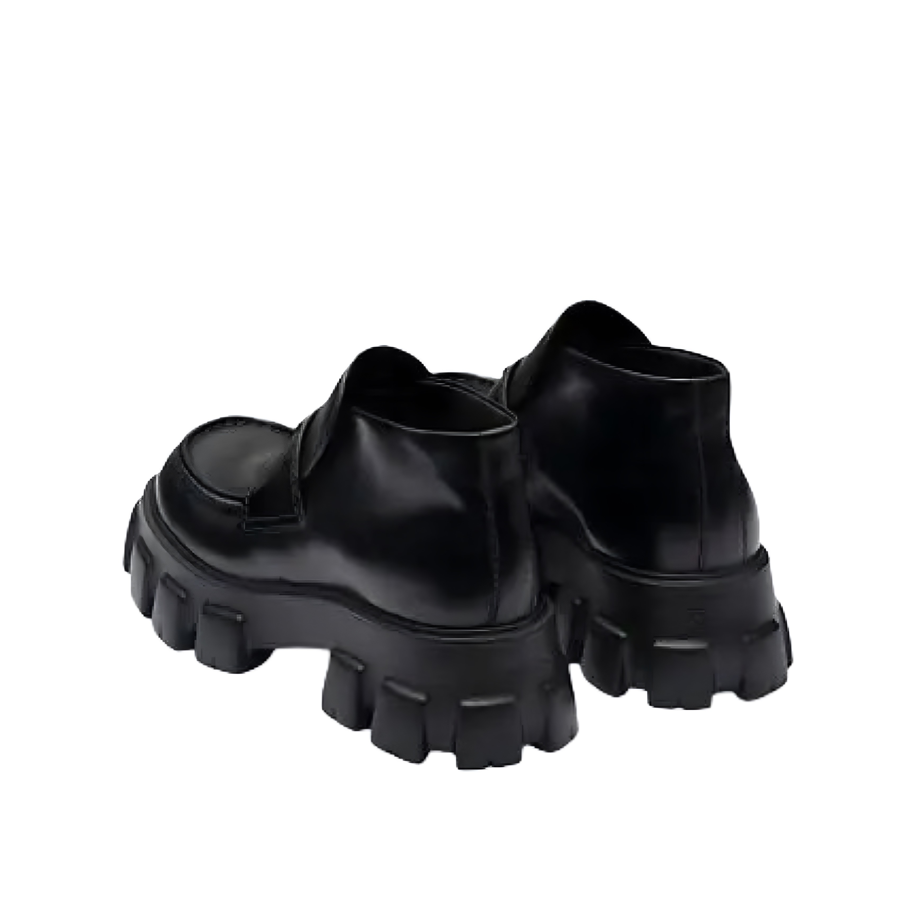 Monolight Patent Leather Platform Loafers