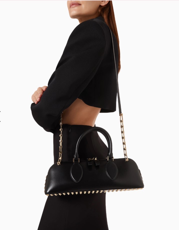 Rockstud Small Deri El ve Postacı Çantası