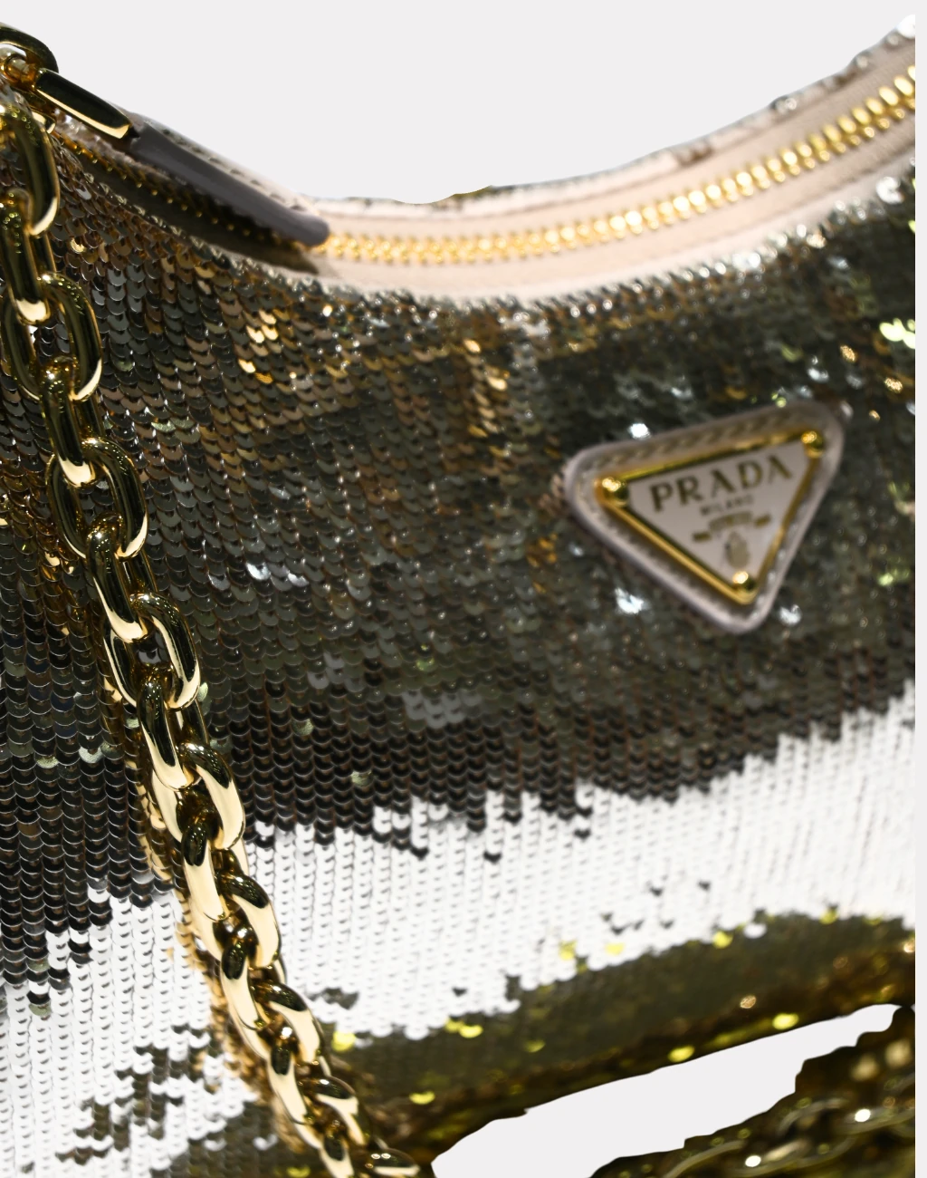 Payetli Metal Logolu Kolaltı ve Postacı  Çanta