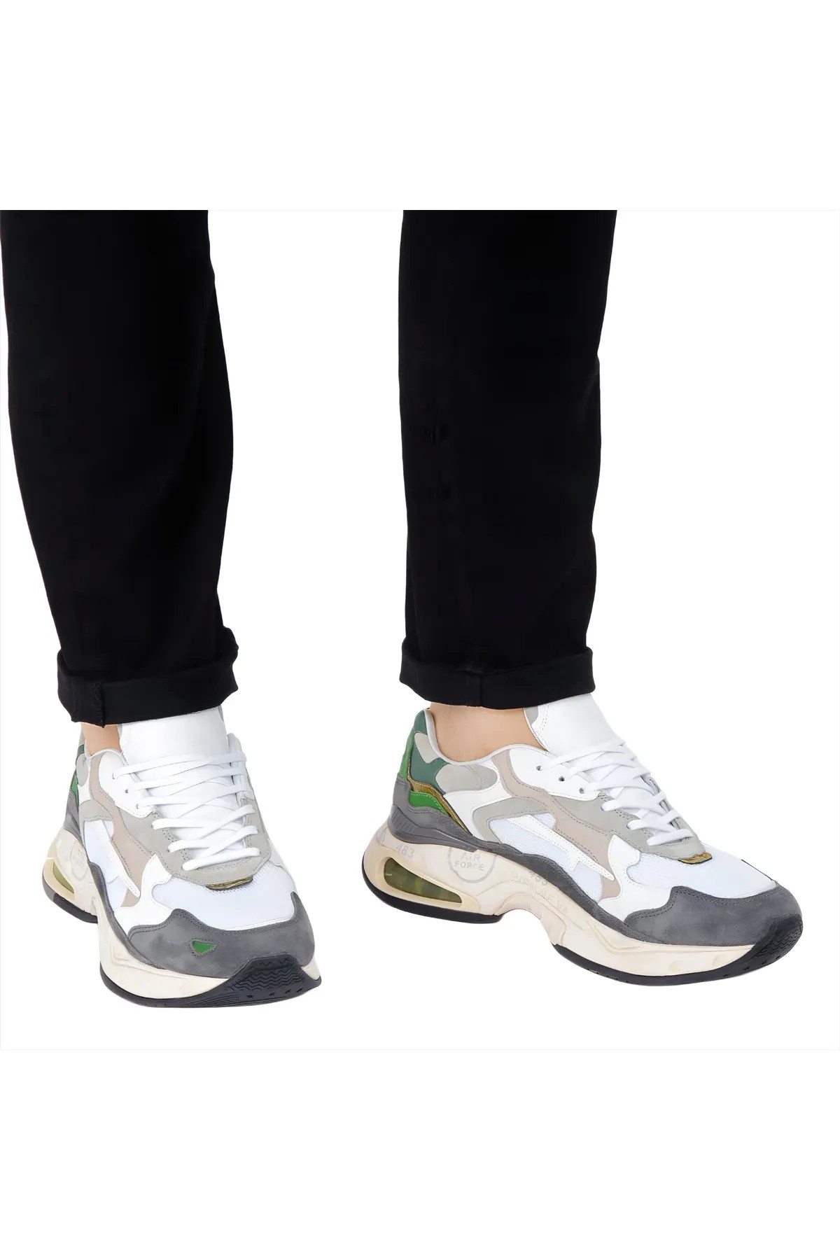 Sharky Air Çok Renkli Kalın Taban Erkek Sneaker