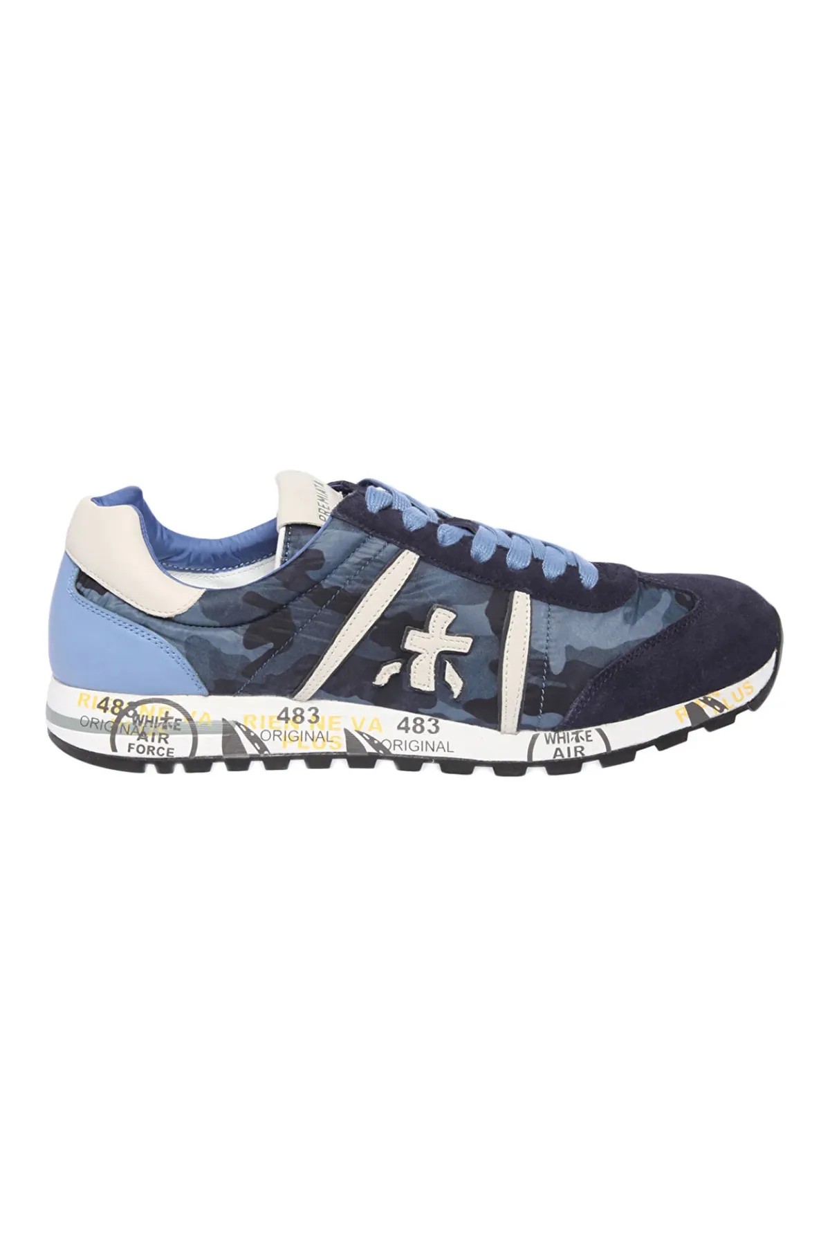 Logolu Erkek Deri Sneaker