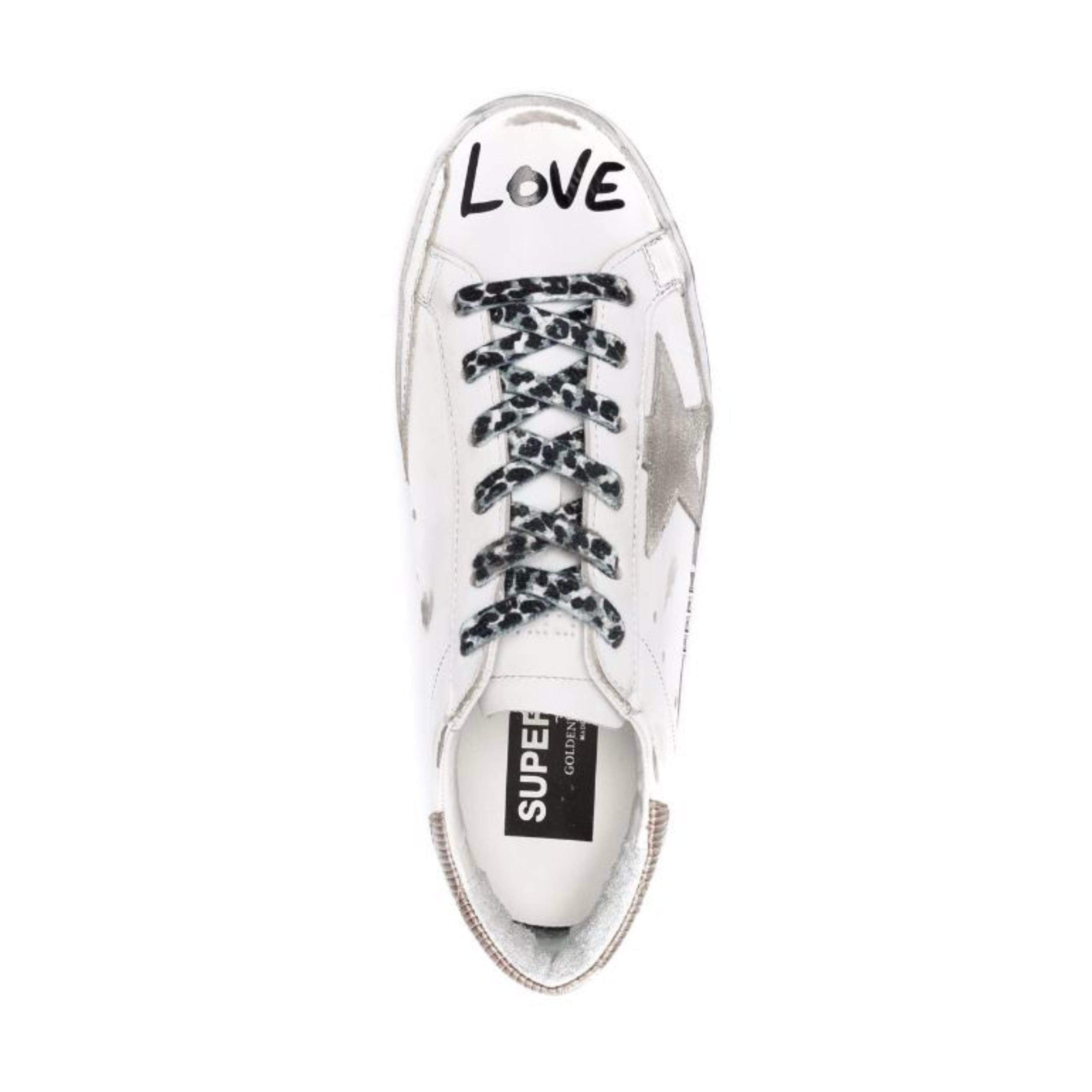 Love Print Sneakers