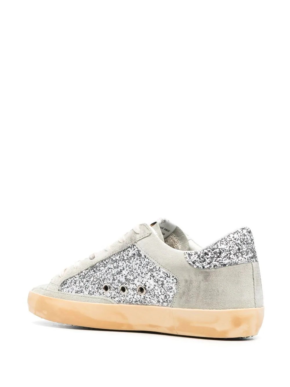 Super-Star Glitter Detail Sneakers