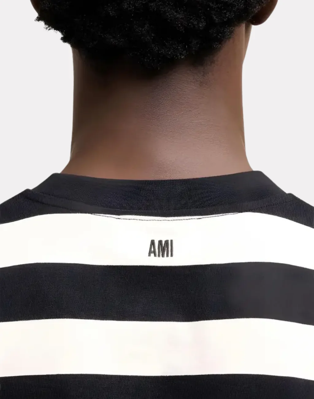 ✩ Ami ✩ Ami ParisAmi De Coeur Striped Unisex T-shirt Modelleri ve