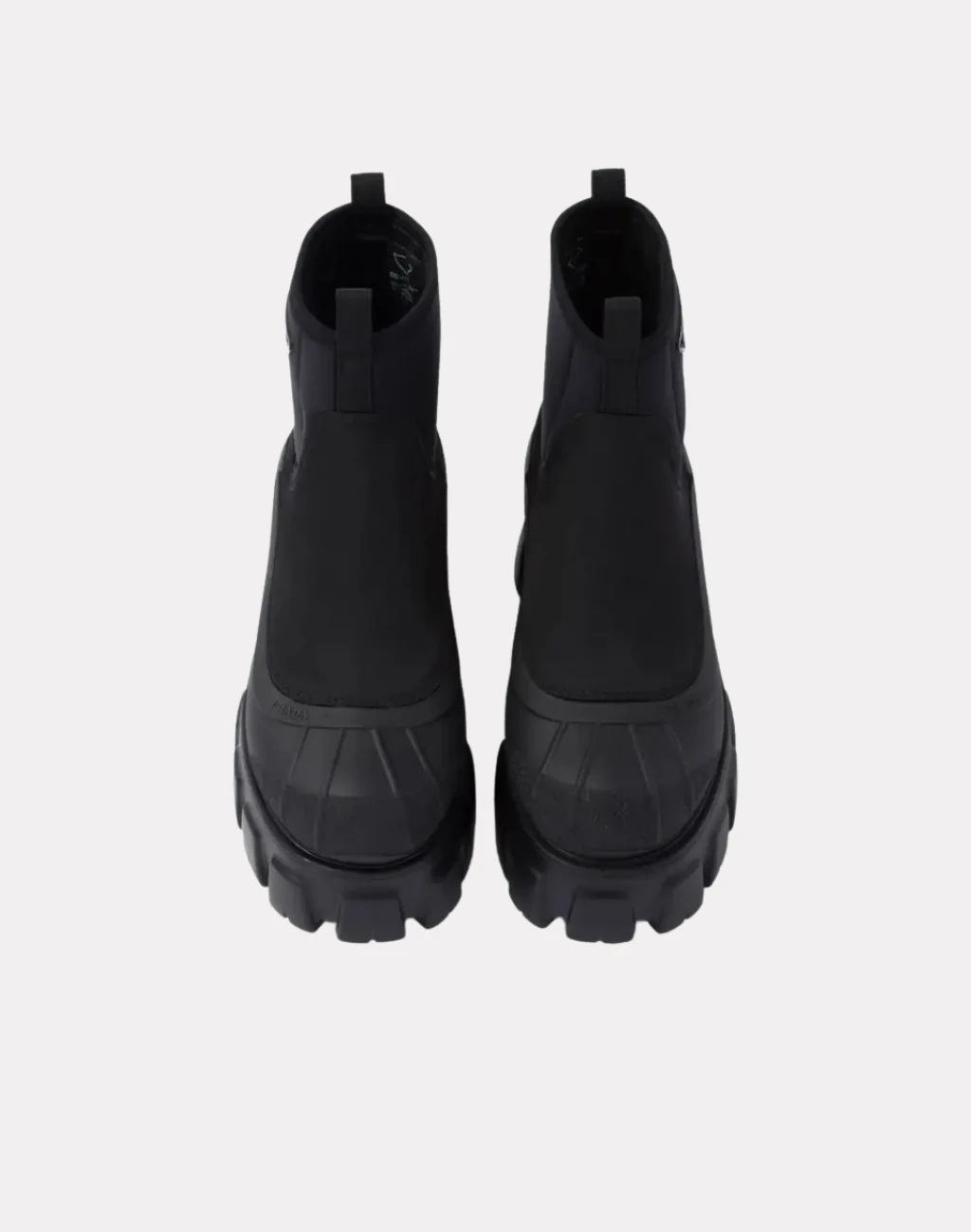 Kalın Taban Monolight Naylon Gabardin Kadın Bot