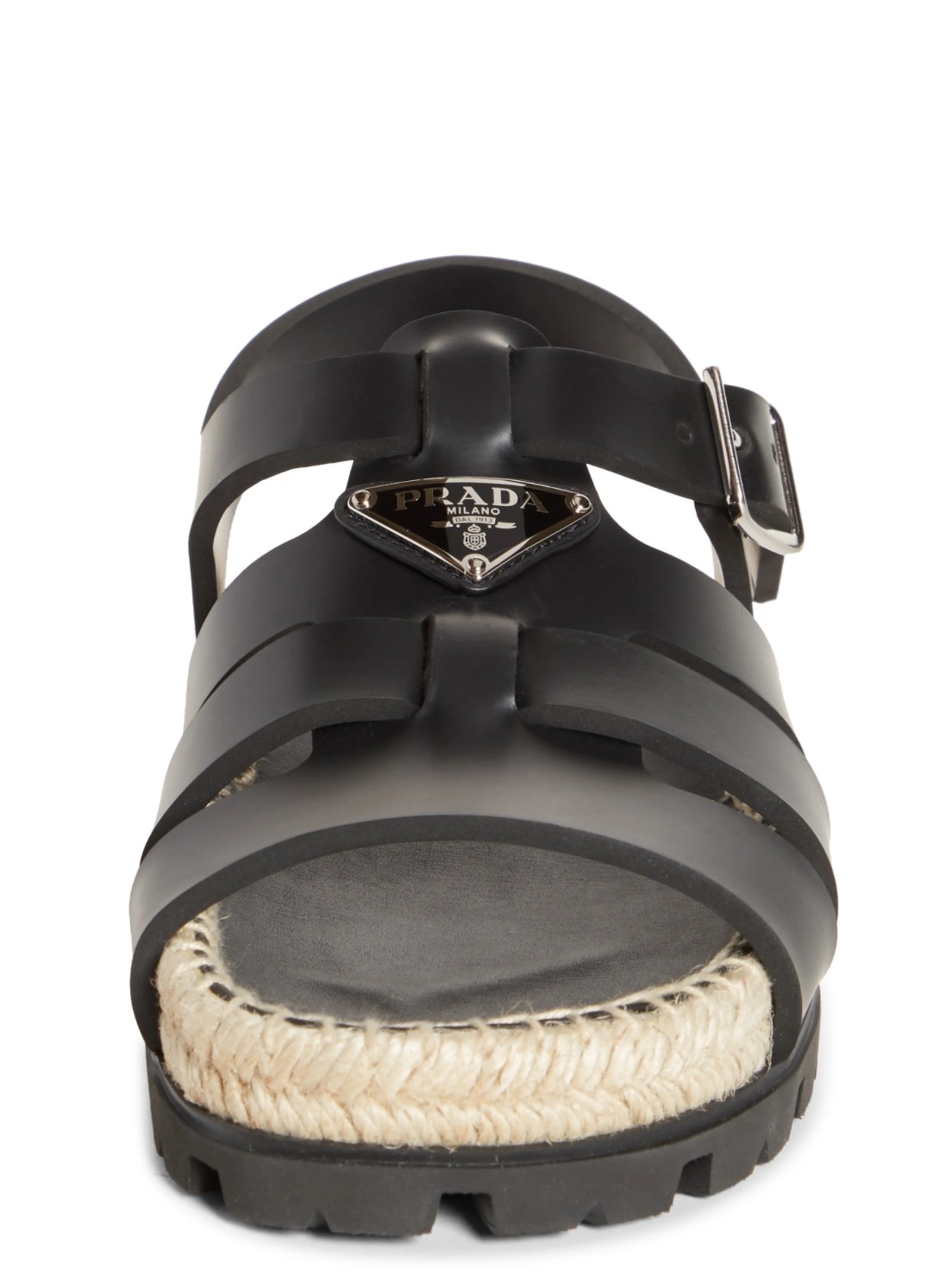 Espadrille Platform Cage Sandal in White
