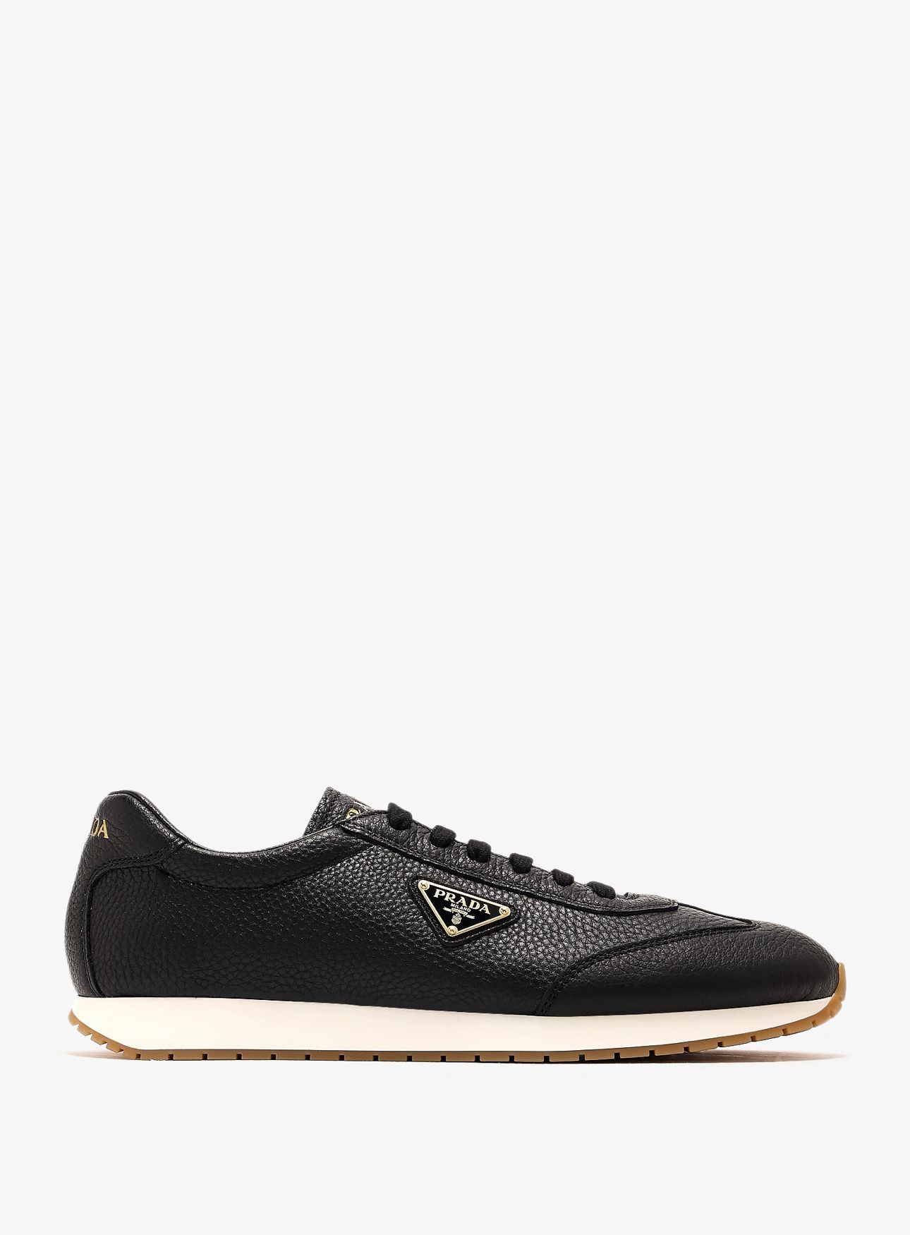 Erkek Komple Deri Metal logolu Sneakers