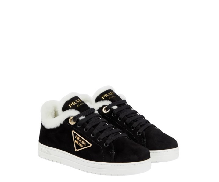 Süet içi Yünlü Bayan Sneaker