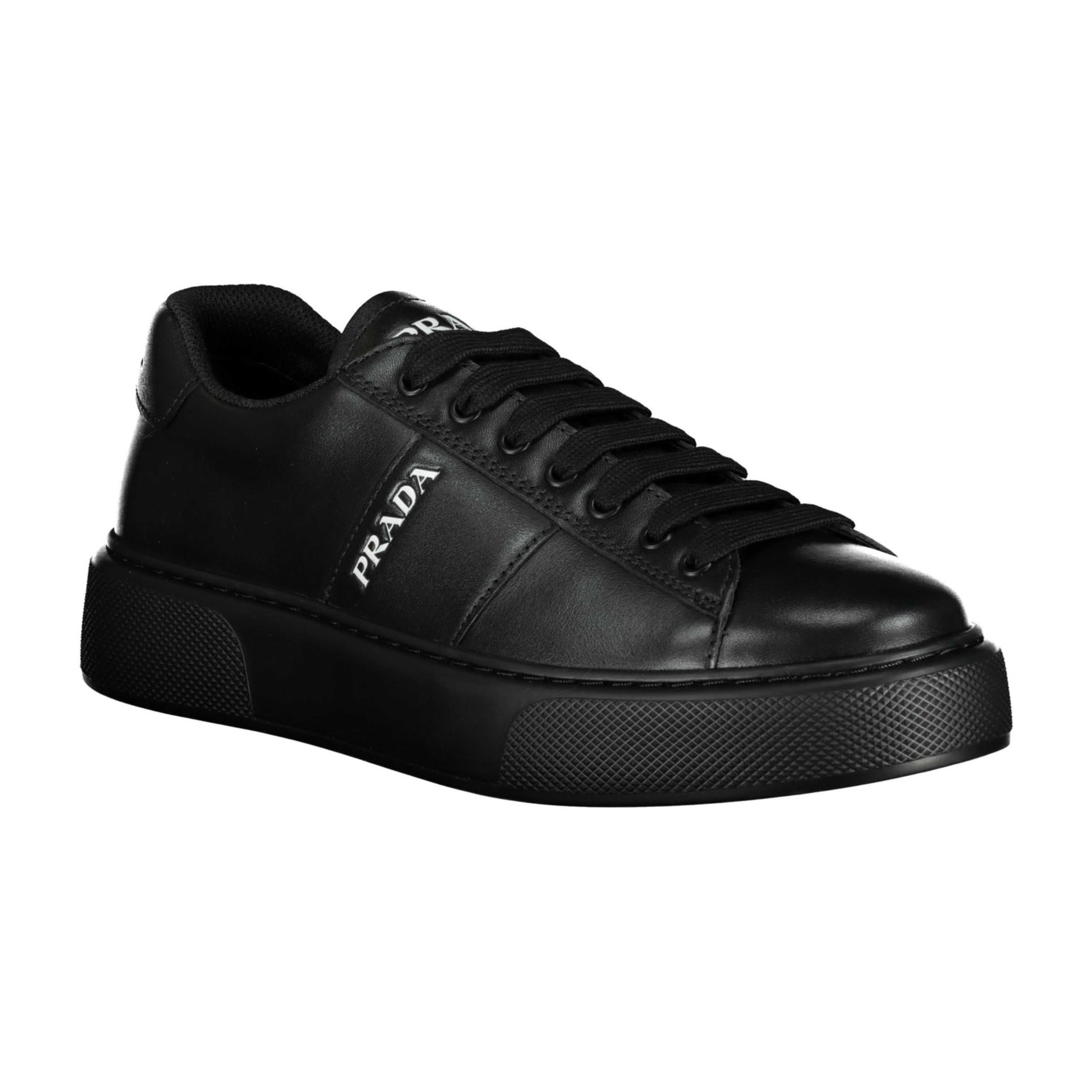 Prada Thick Sole Black Sneakers