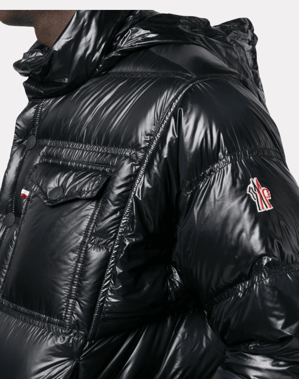 Black Raffort Padded Down Jacket