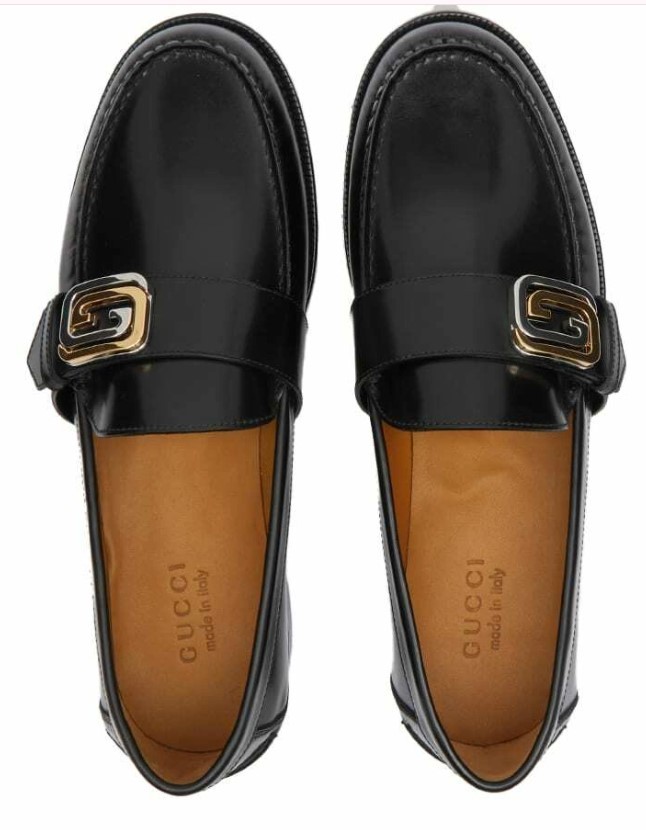 Interlocking G Leather Loafers